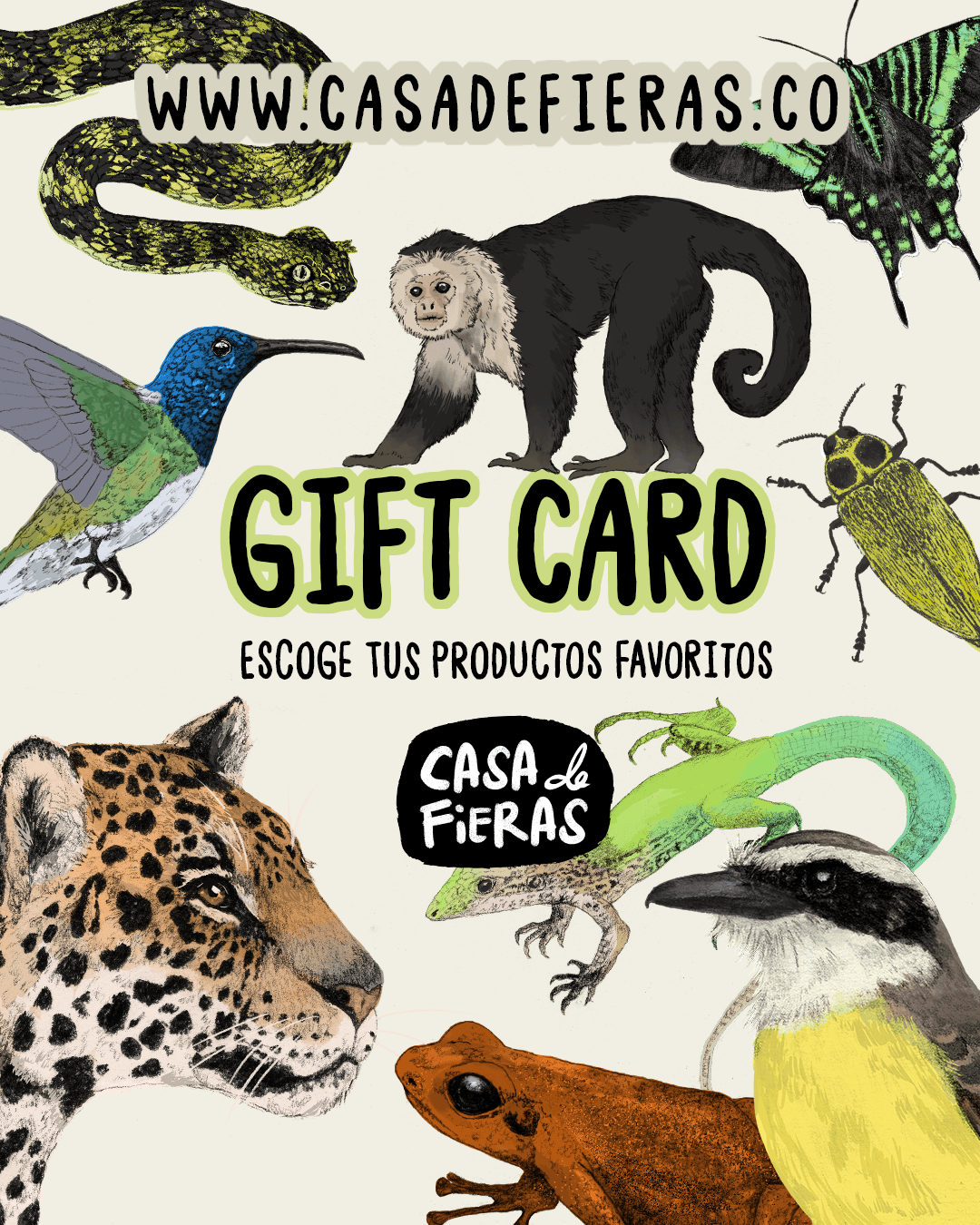 Bono Regalo | Casa de Fieras