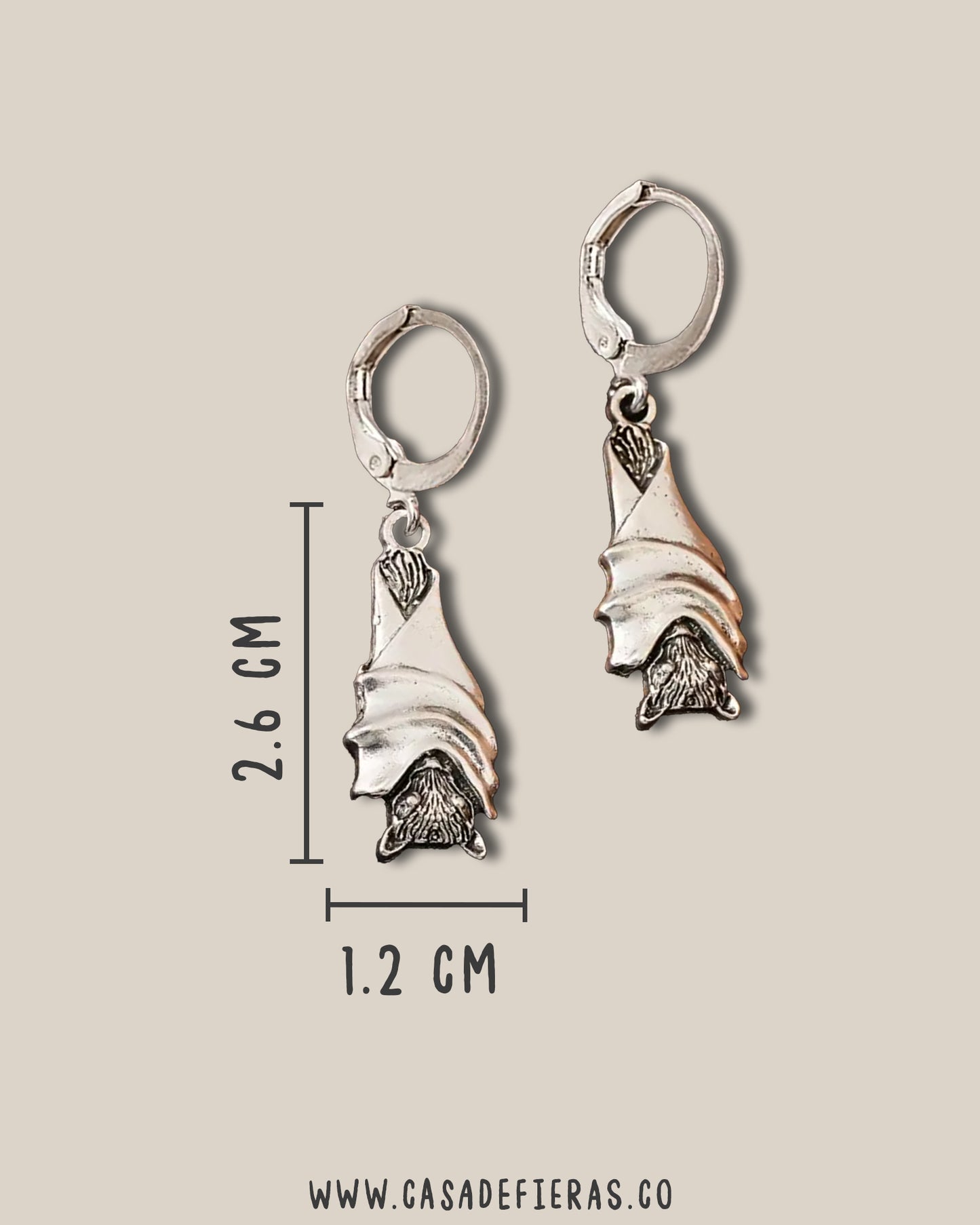 Aretes Murciélago