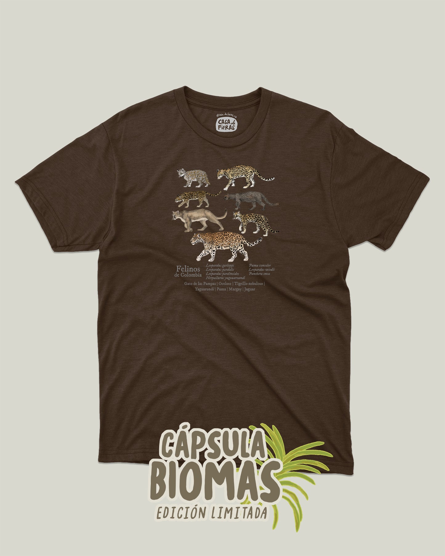 Camiseta Felinos de Colombia