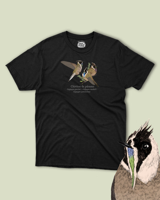 Camiseta Colibríes Chivitos de páramo