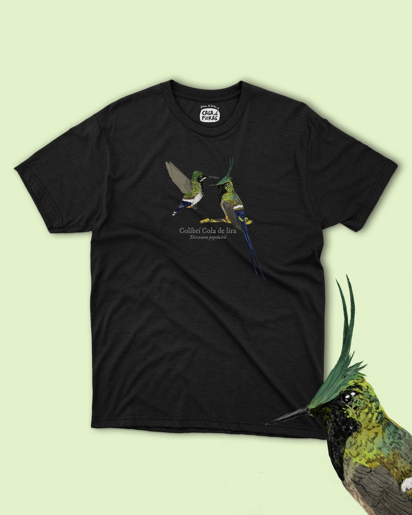 Camiseta Colibrí Cola de lira