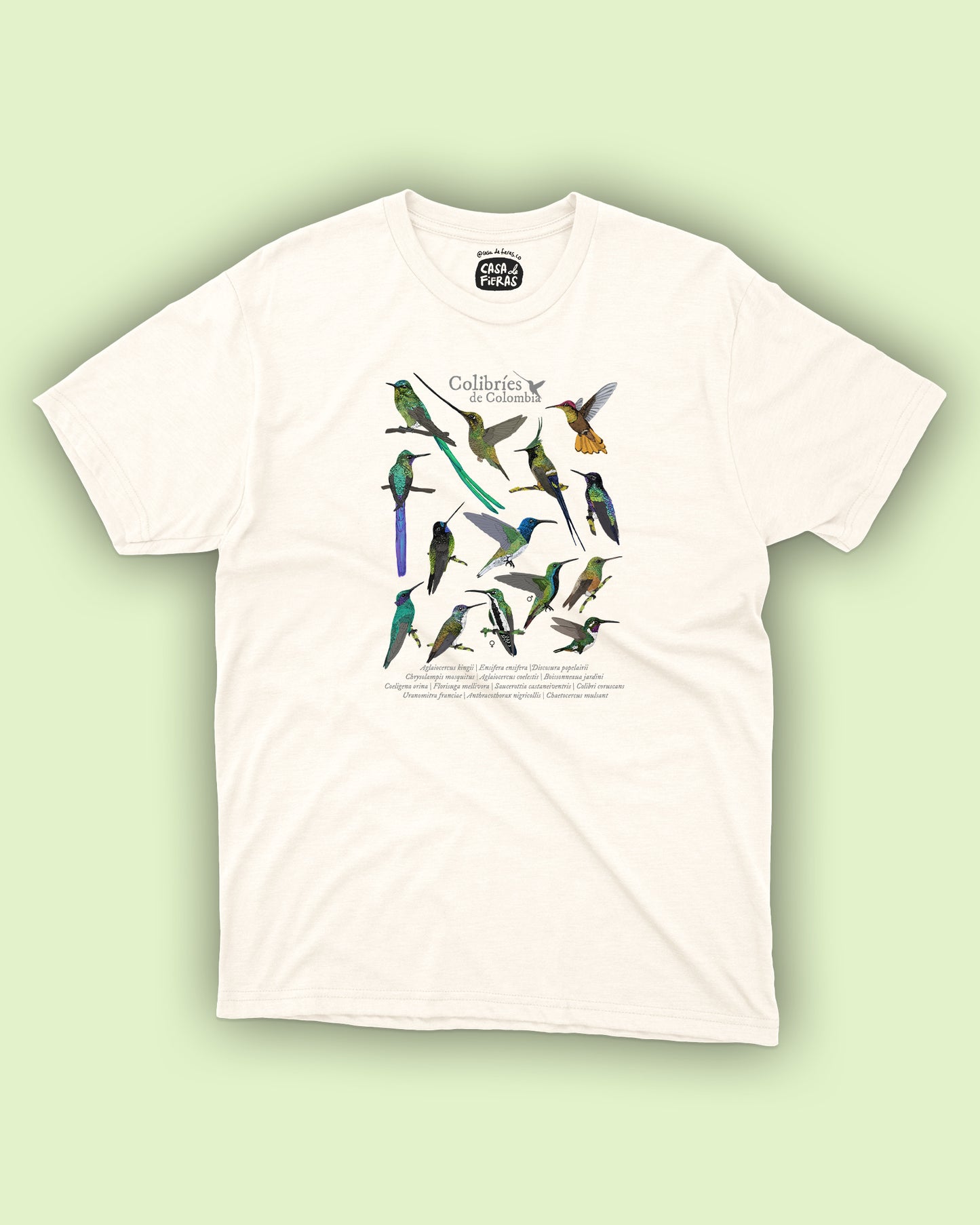 Camiseta Colibríes de Colombia