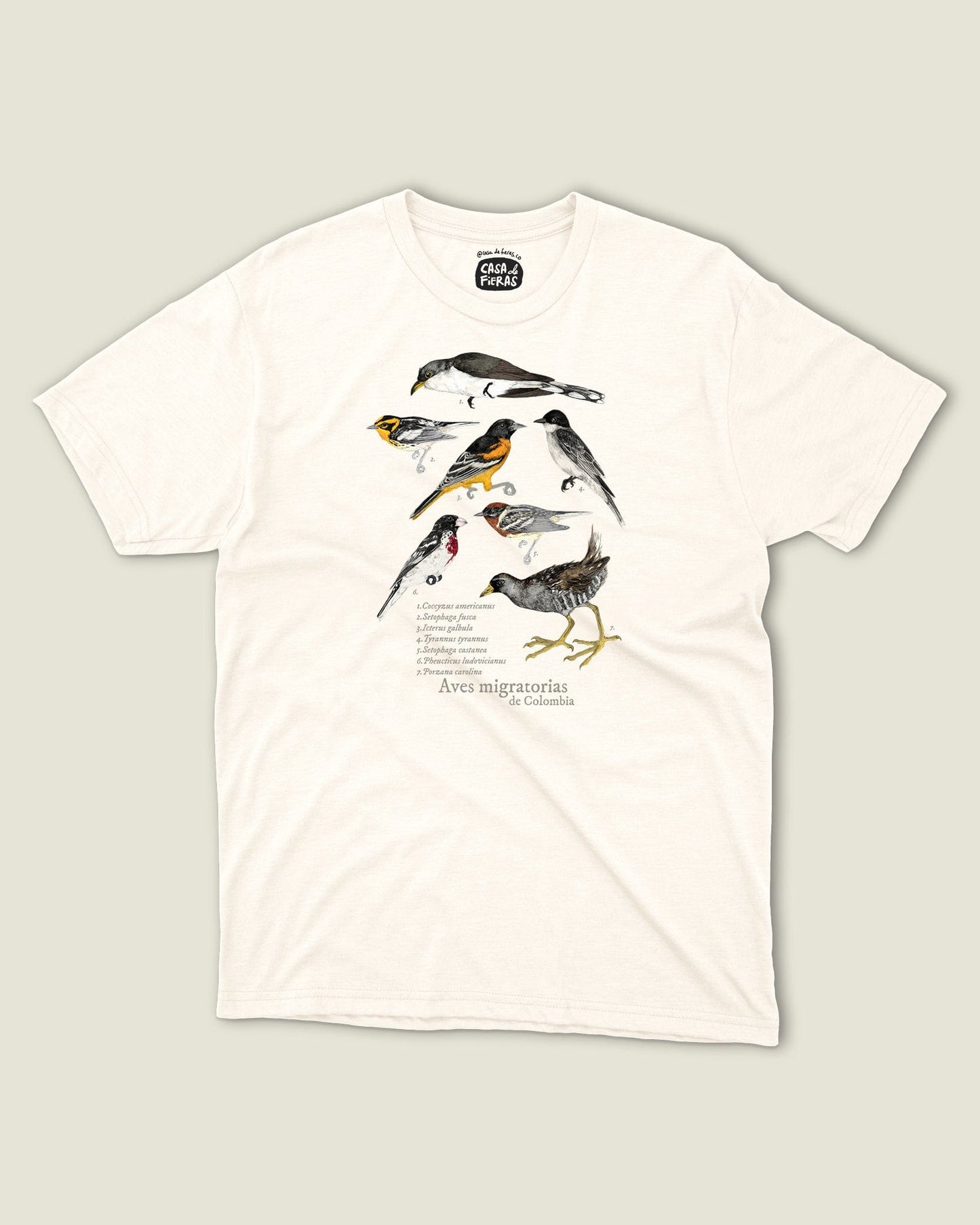Camiseta Aves migratorias