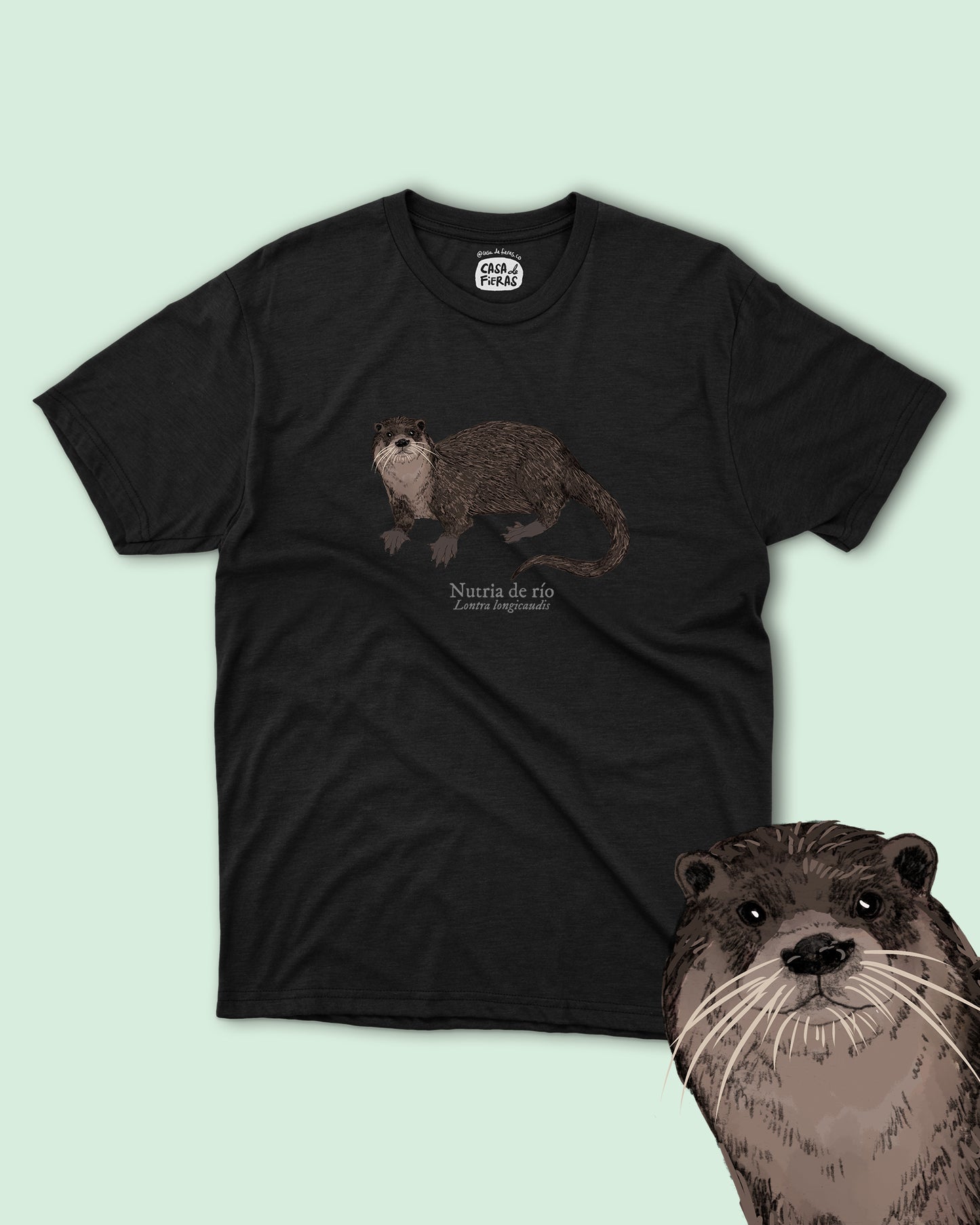 Camiseta Nutria de río