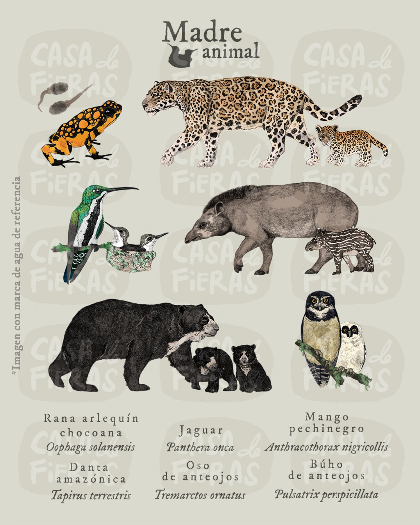 Camiseta Madre Animal
