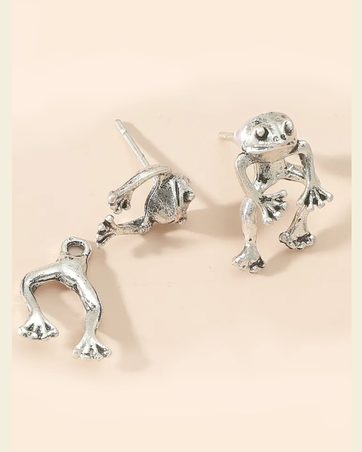 Aretes topitos Ranita