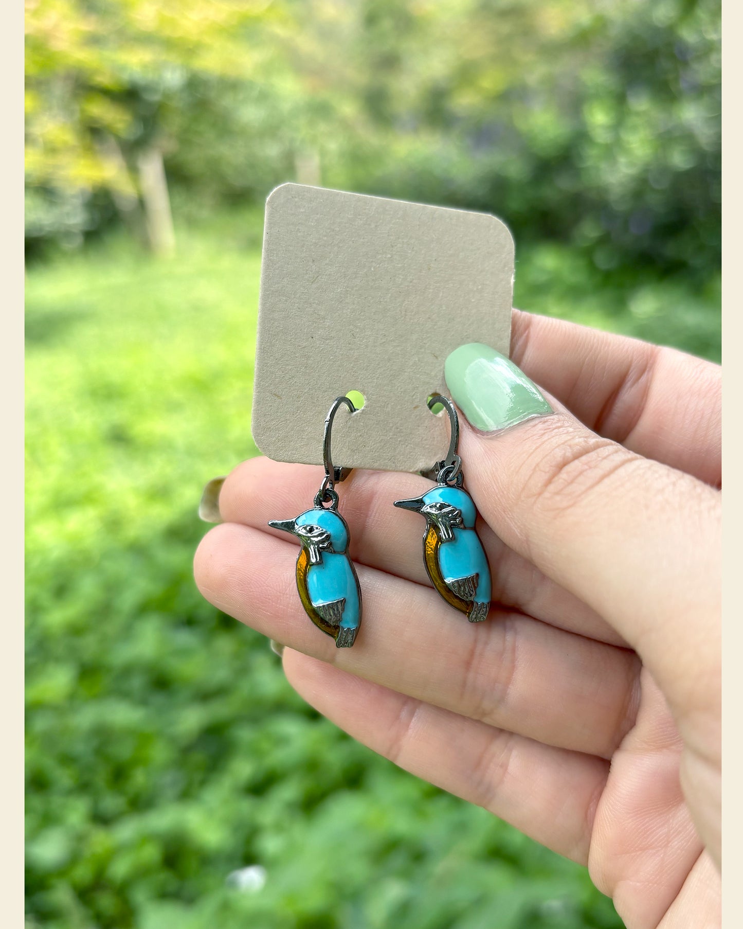 Aretes Martín Pescador