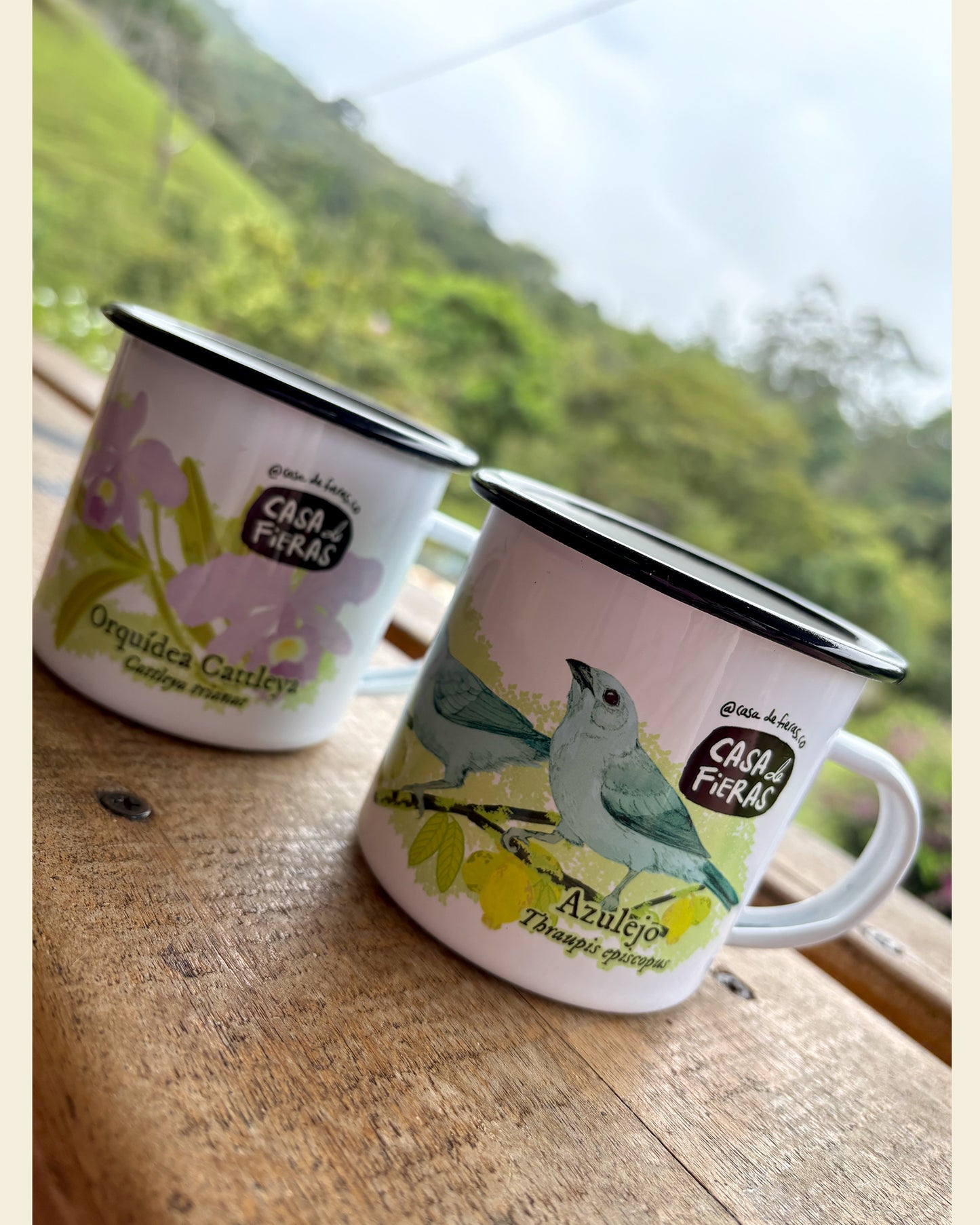 Mug de peltre Azulejo