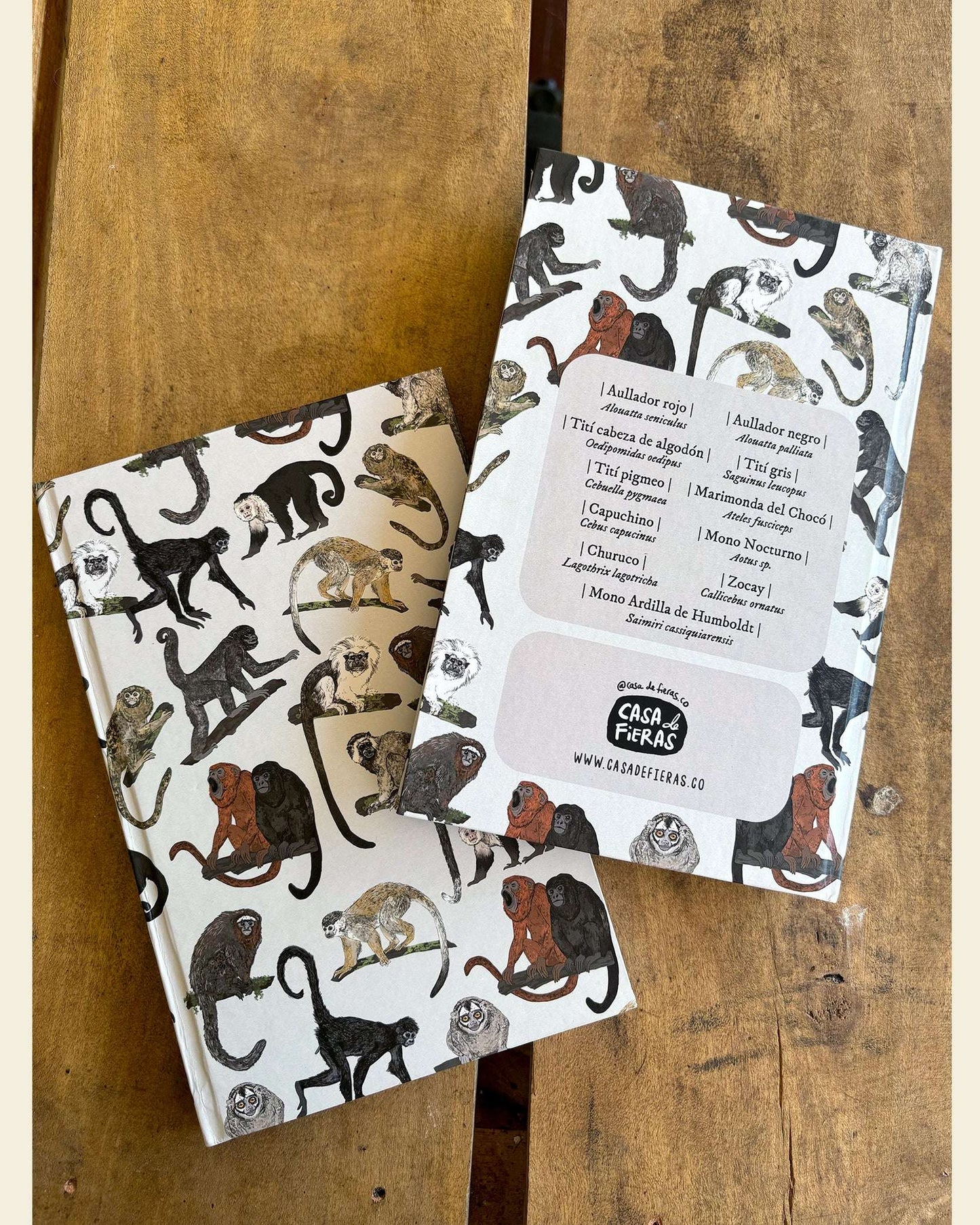 Libreta Primates | Casa de Fieras