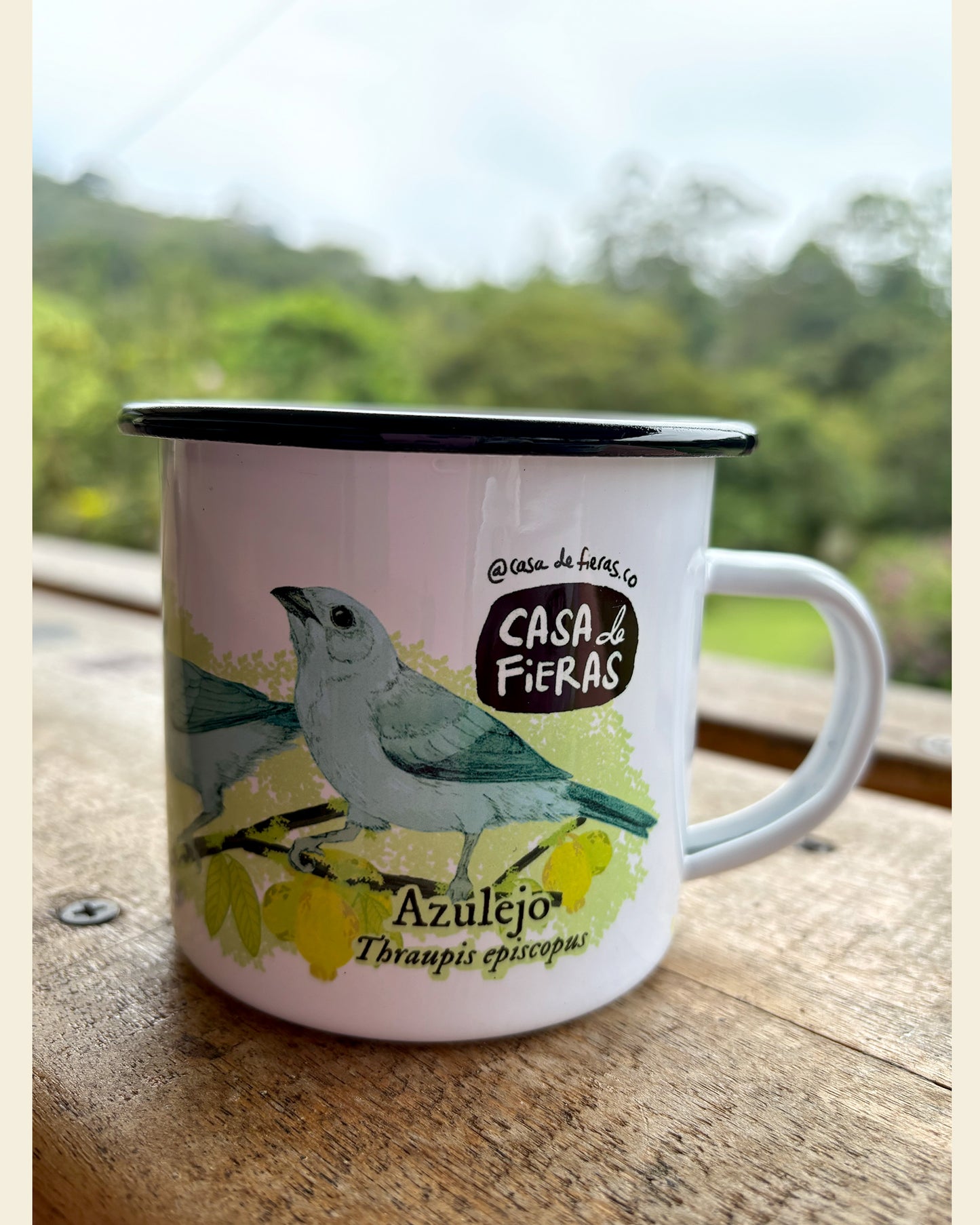 Mug de peltre Azulejo