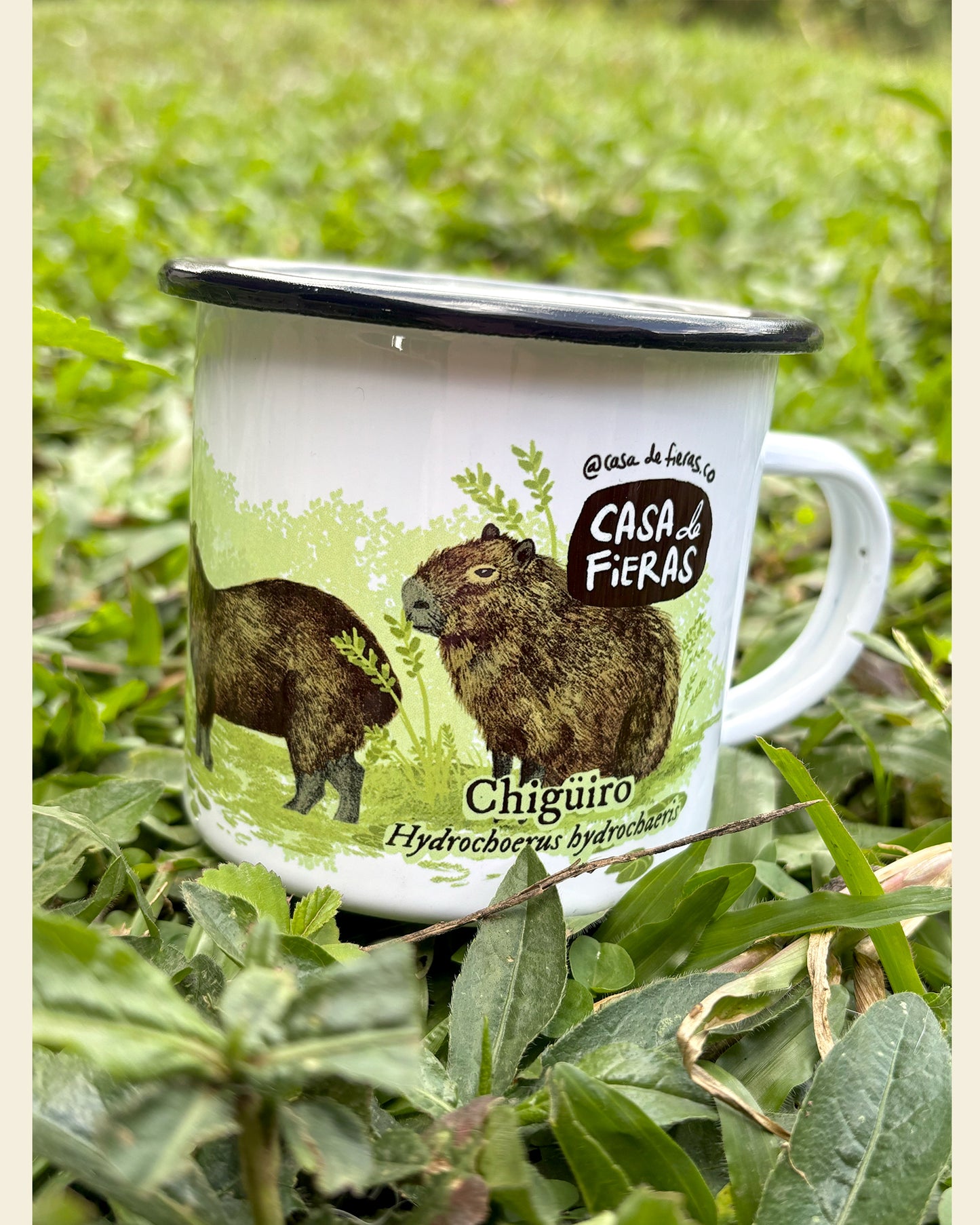Mug de peltre Chigüiro