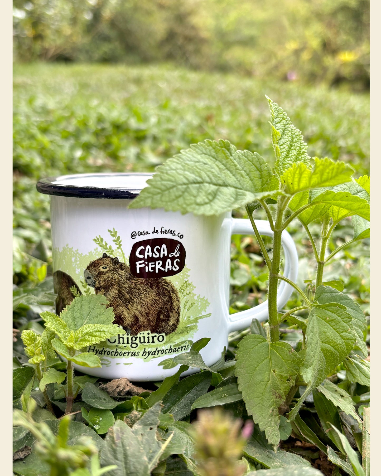 Mug de peltre Chigüiro