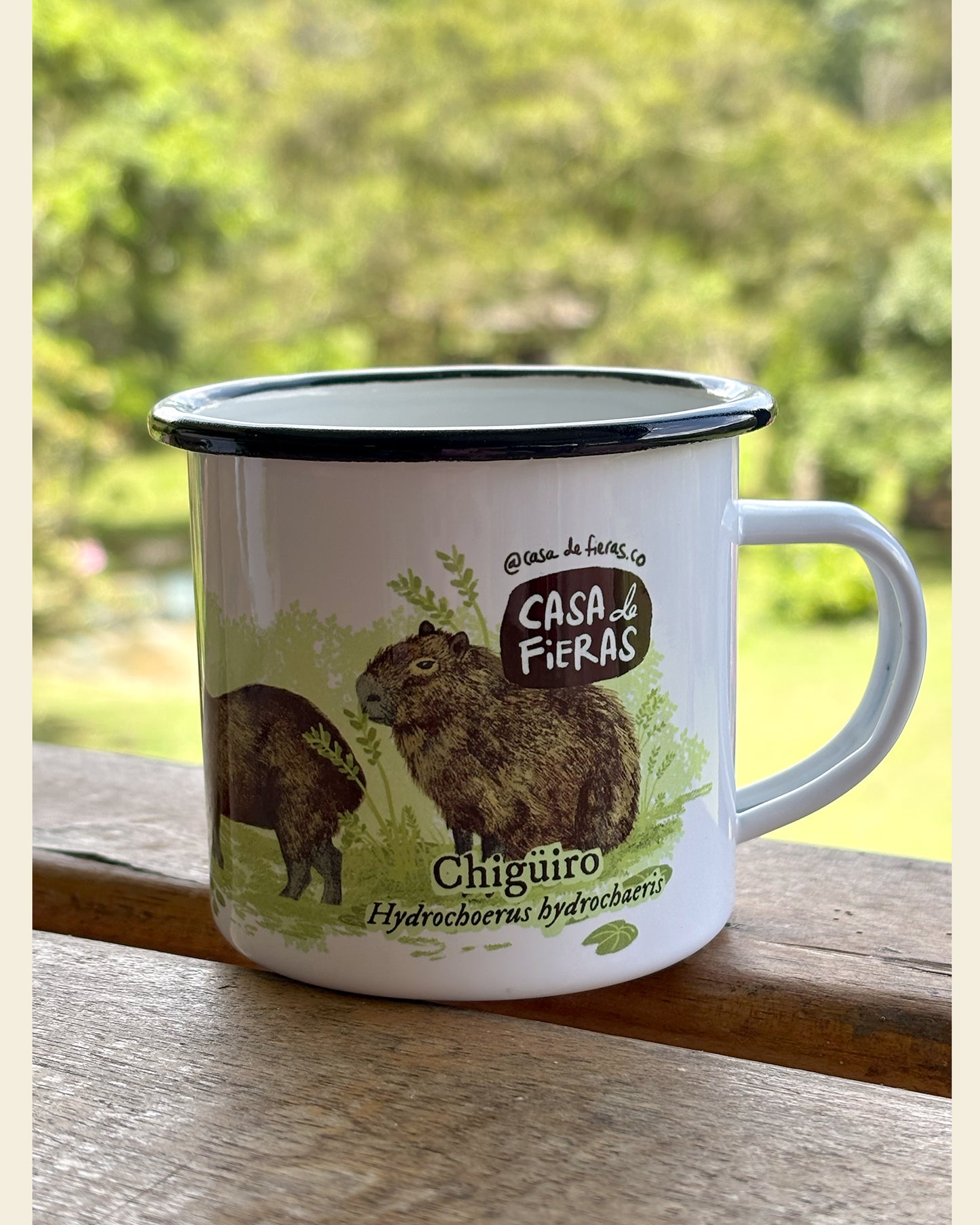 Mug de peltre Chigüiro