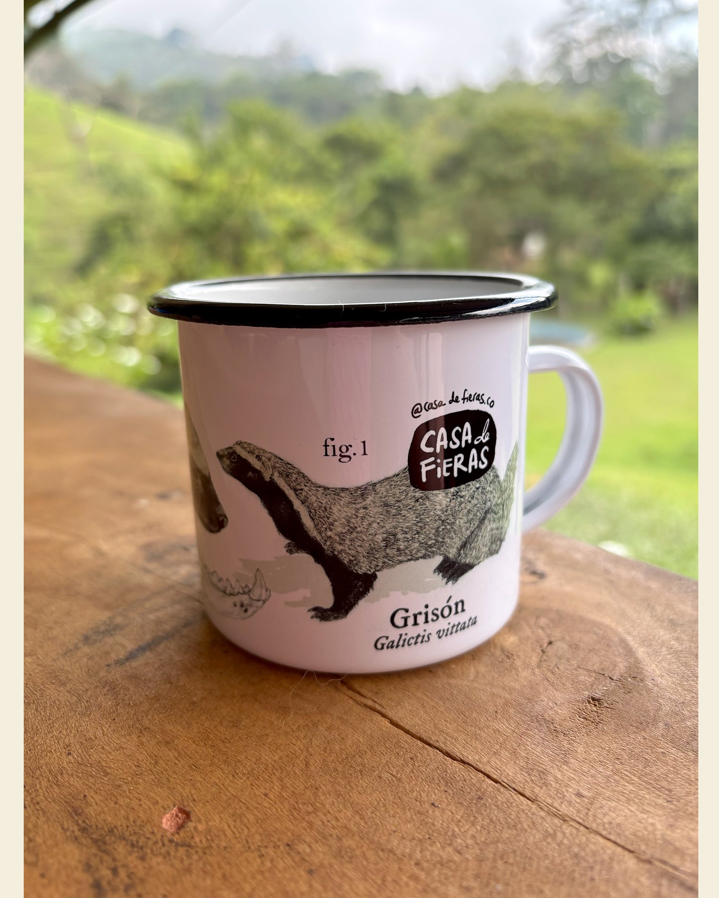 Mug de peltre Grisón