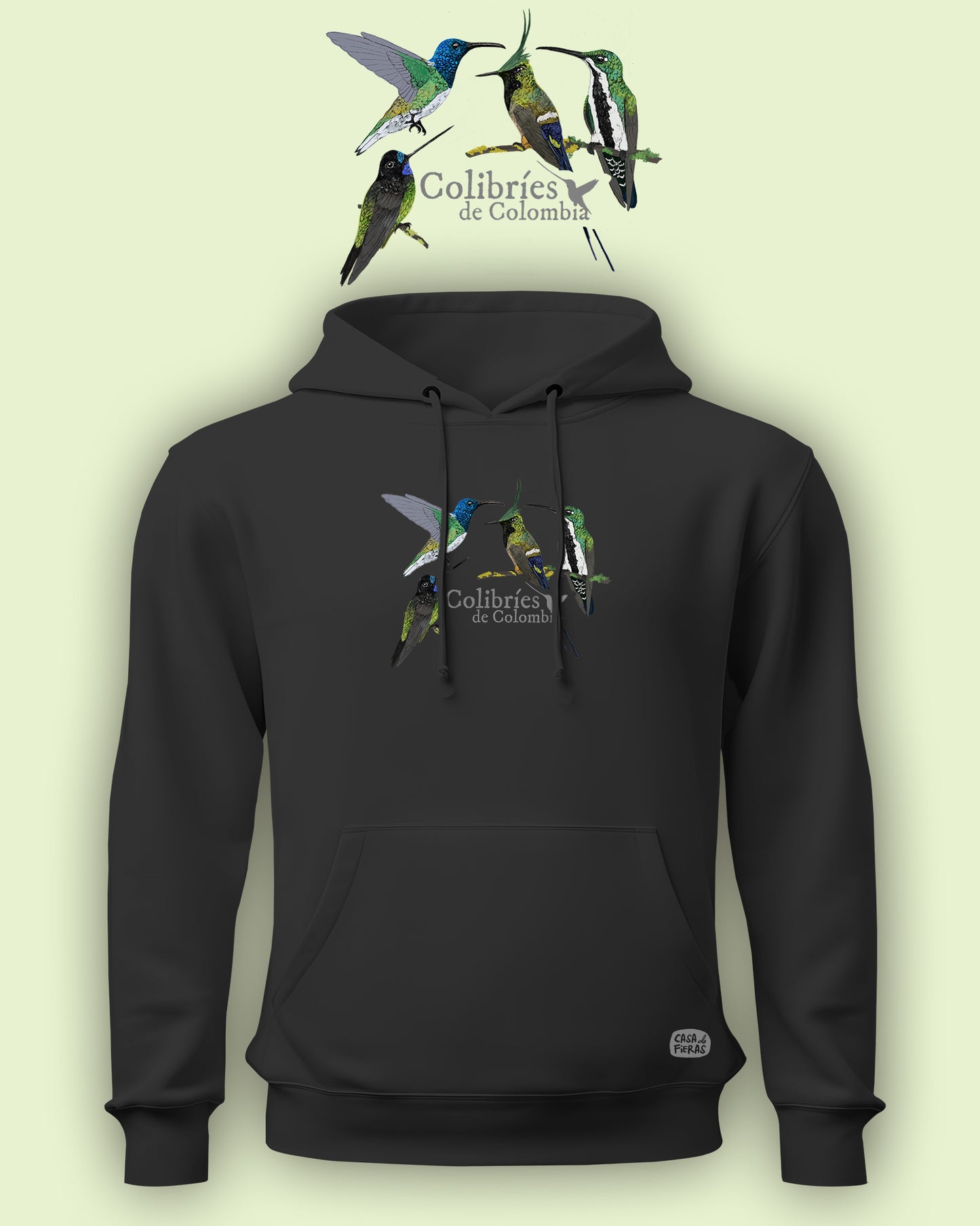 Hoodie Colibríes de Colombia
