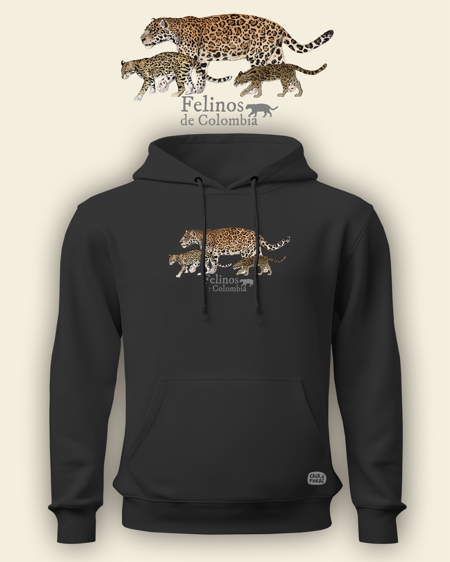 Hoodie Felinos de Colombia