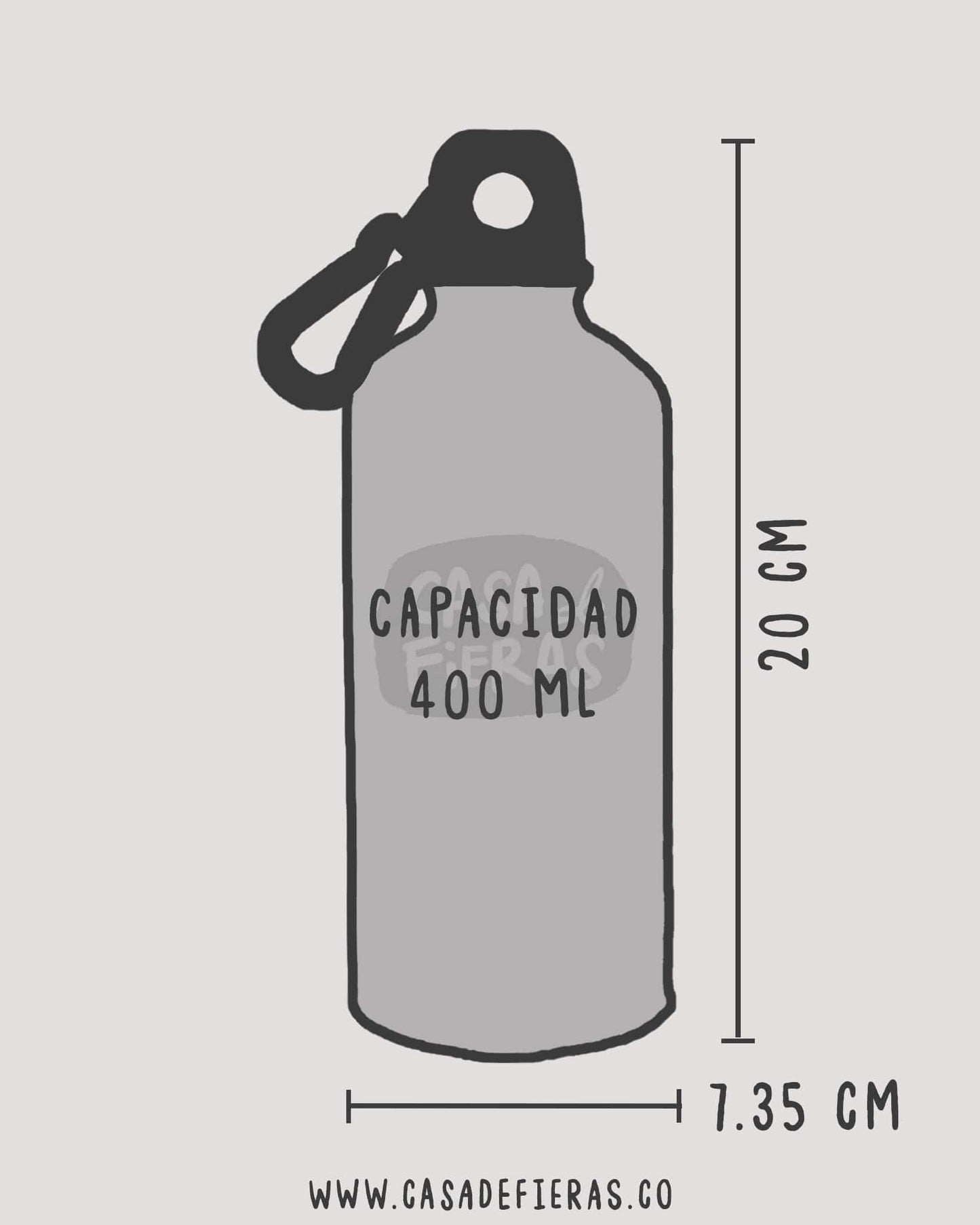 Botella Perico paramuno