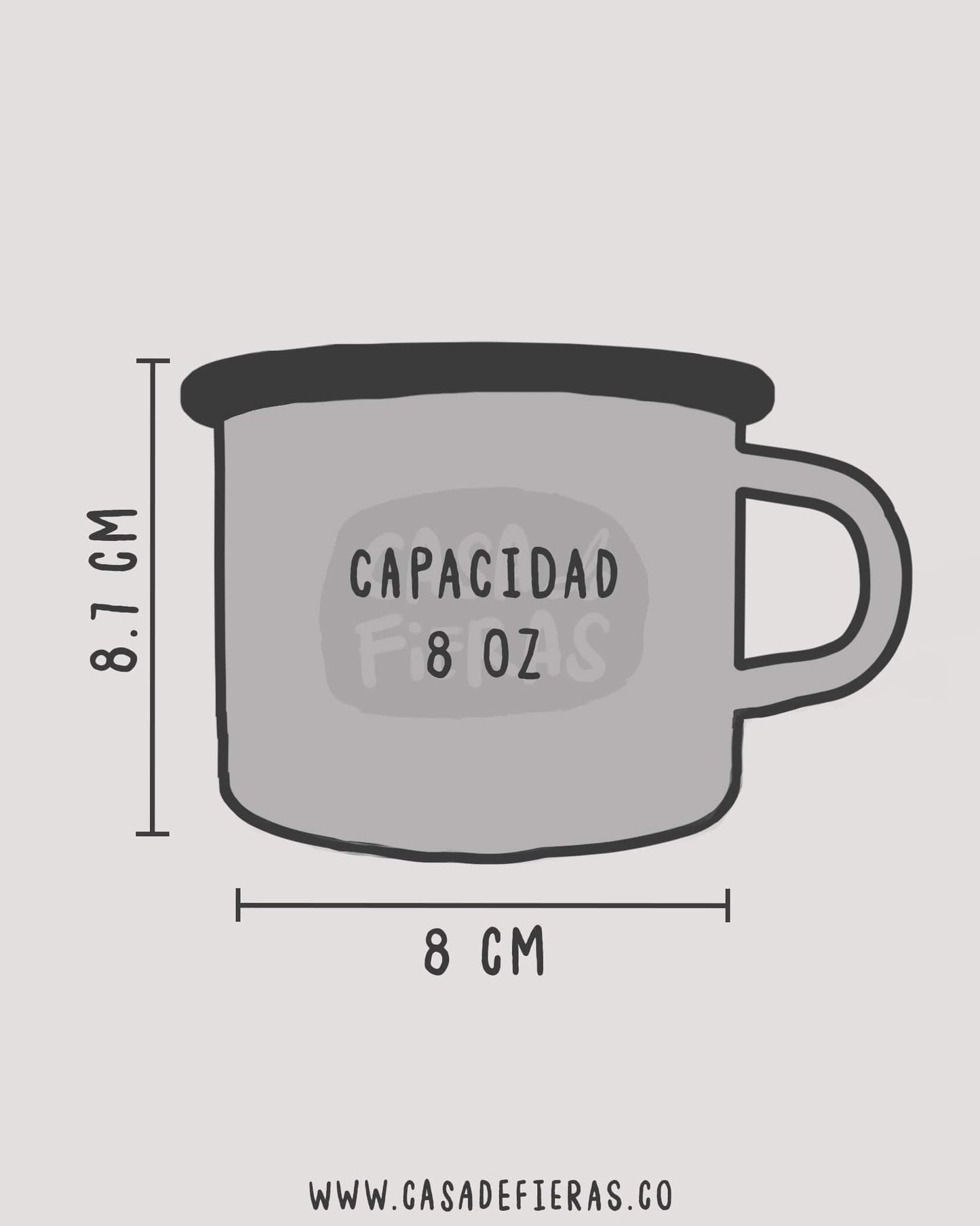 Mug de peltre Tángara Real