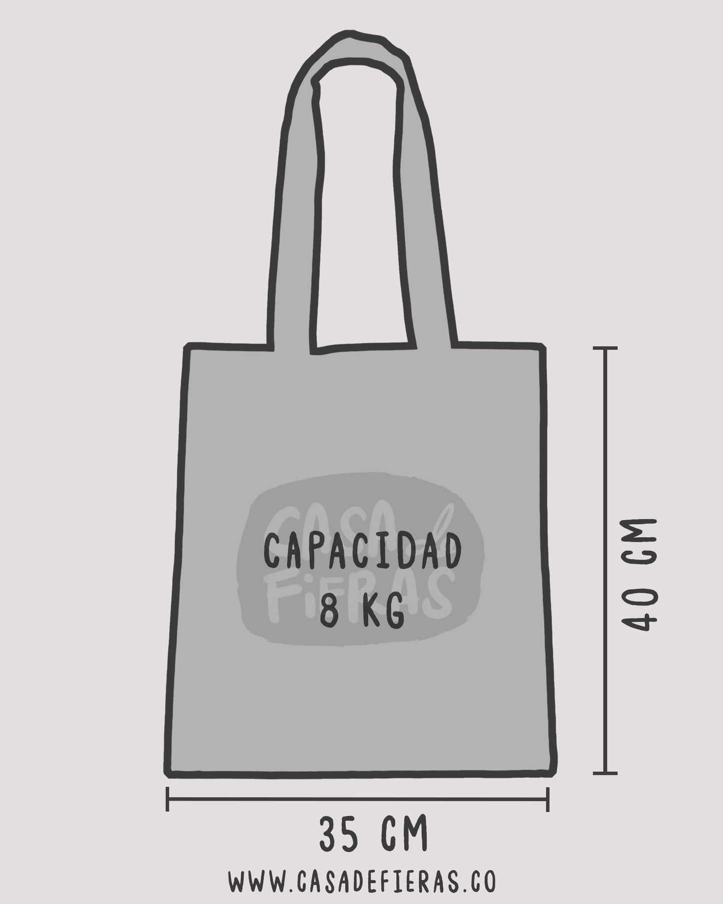 Tote Bag negra Chuchas de Colombia