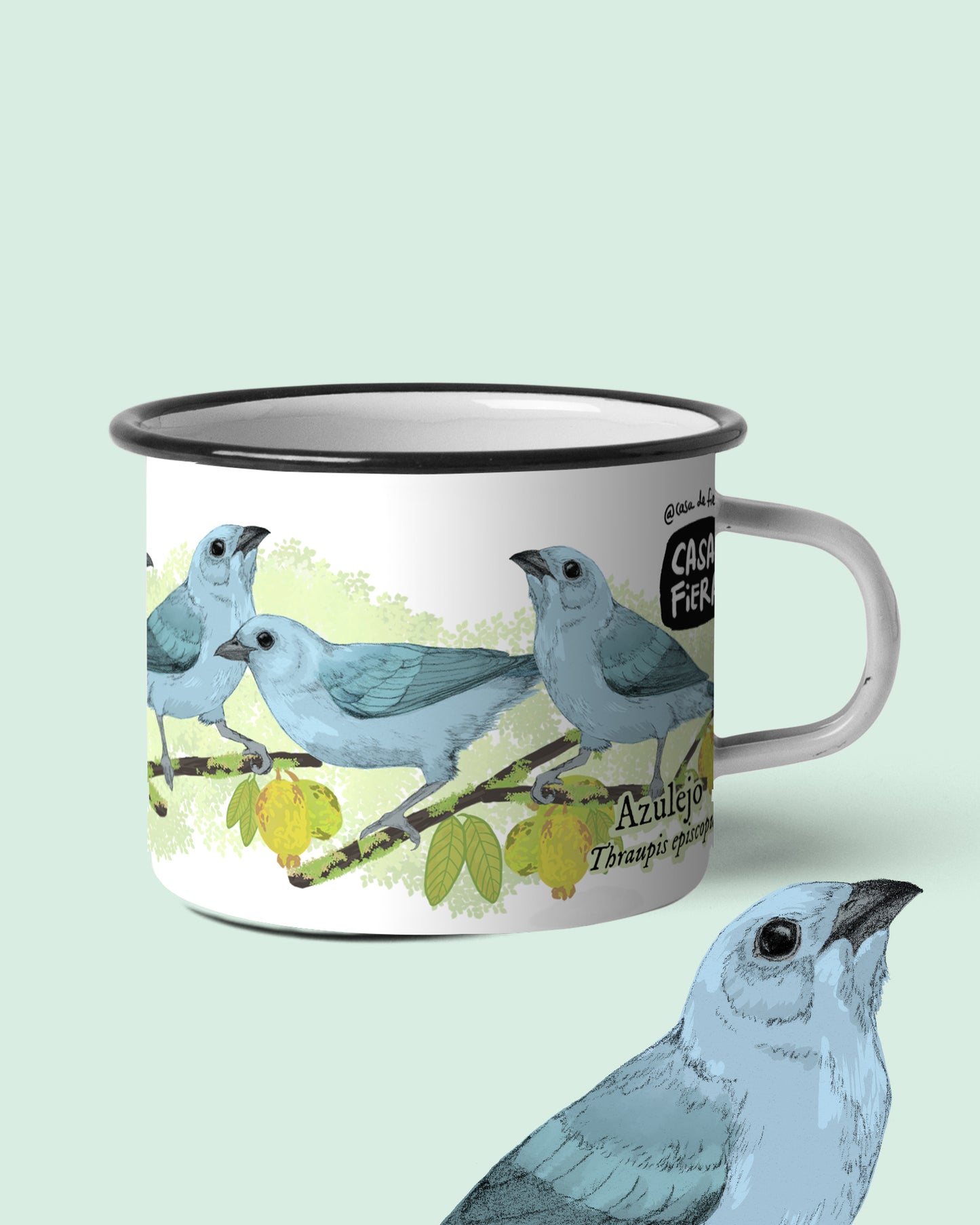 Mug de peltre Azulejo