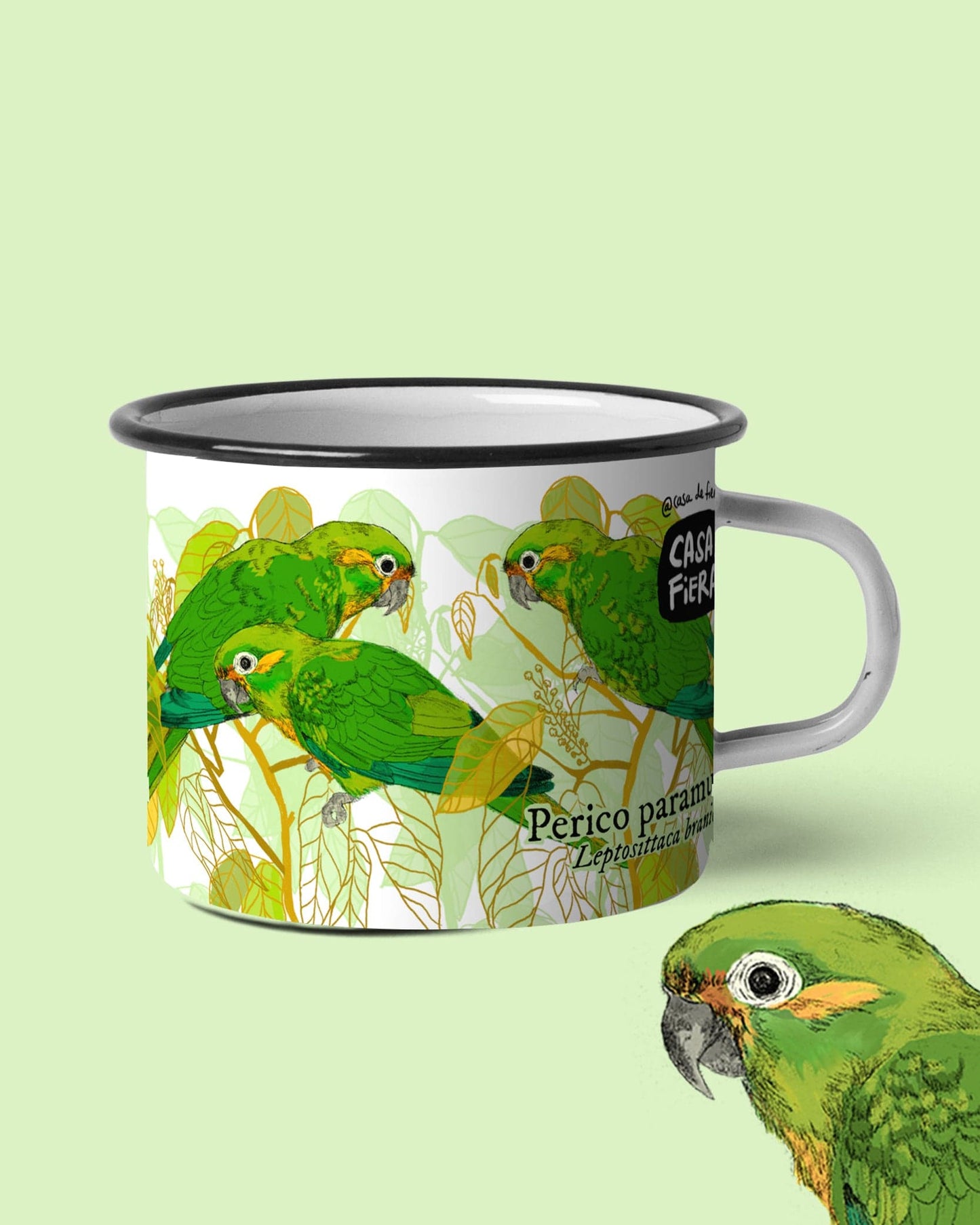 Mug de peltre Perico paramuno