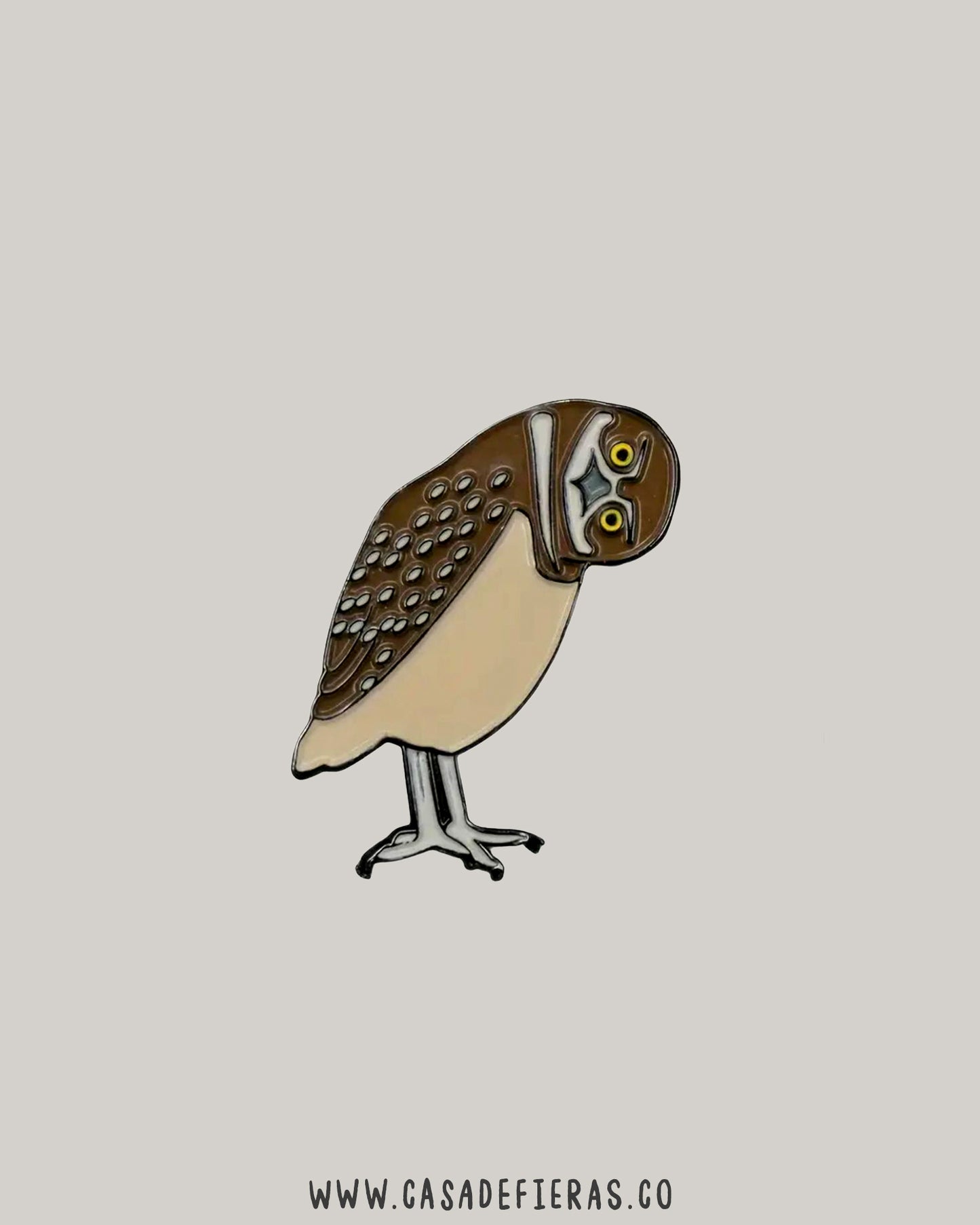 Pin Búho Mochuelo