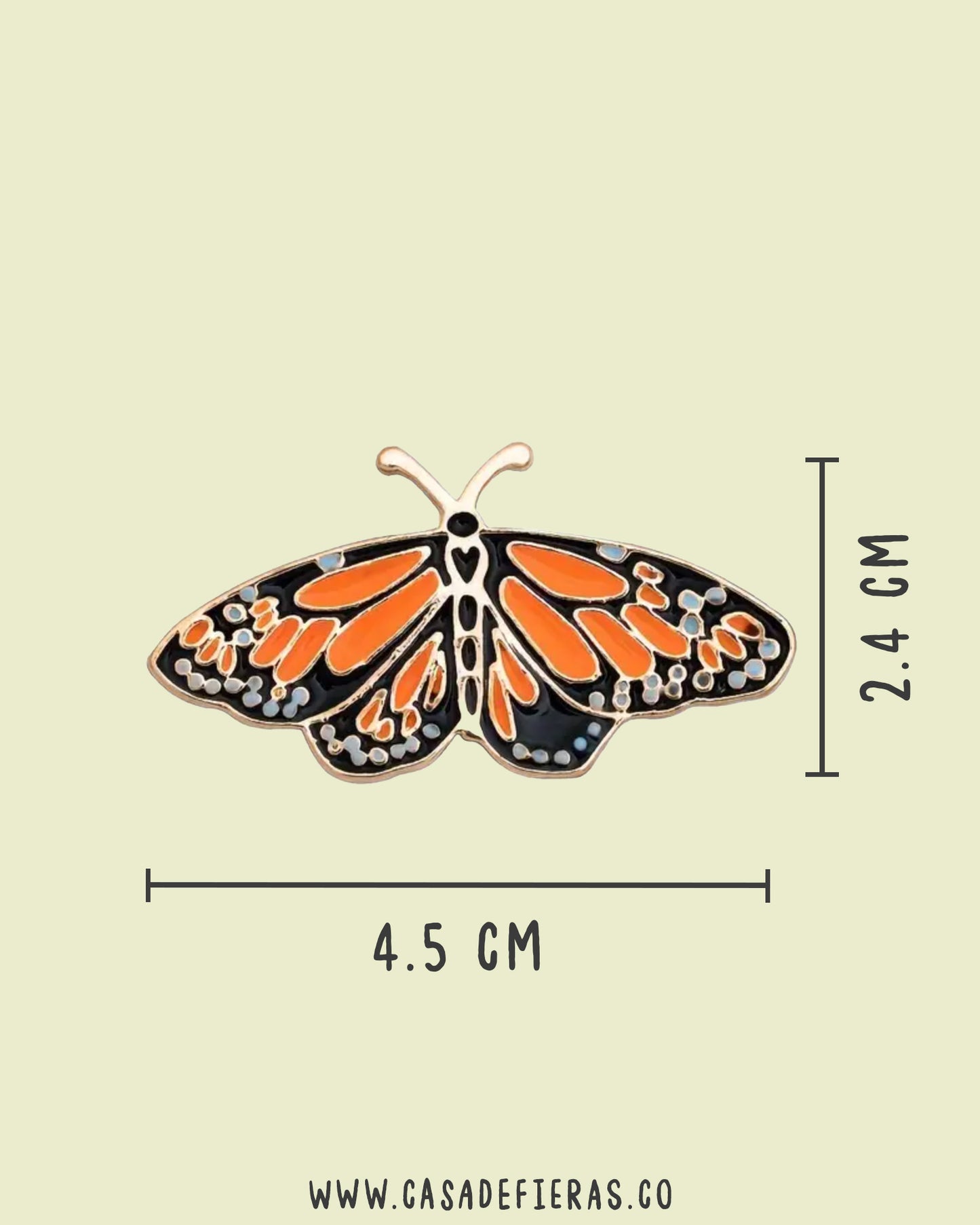Pin Mariposa Monarca
