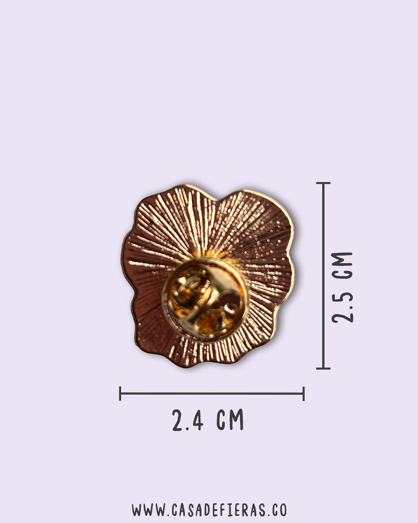 Pin Flor de Pensamientos | Casa de Fieras