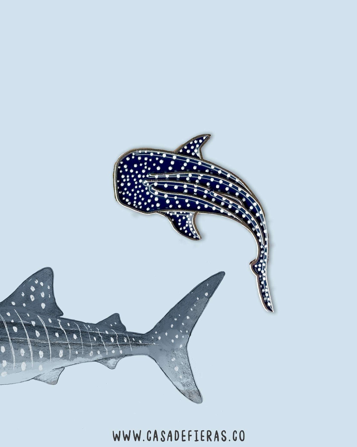 Pin Tiburón Ballena | Casa de Fieras