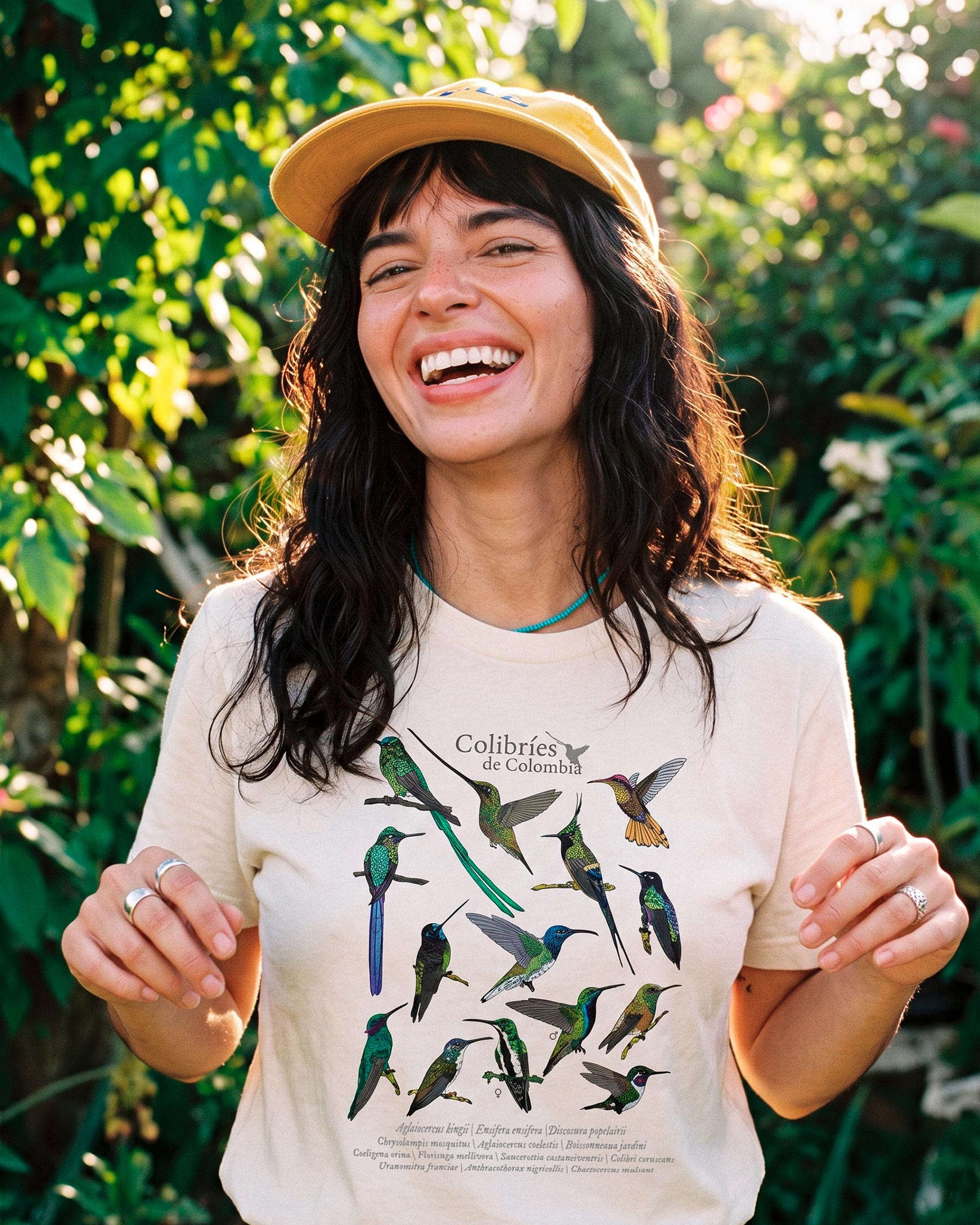 Camiseta Colibríes de Colombia Casa de Fieras