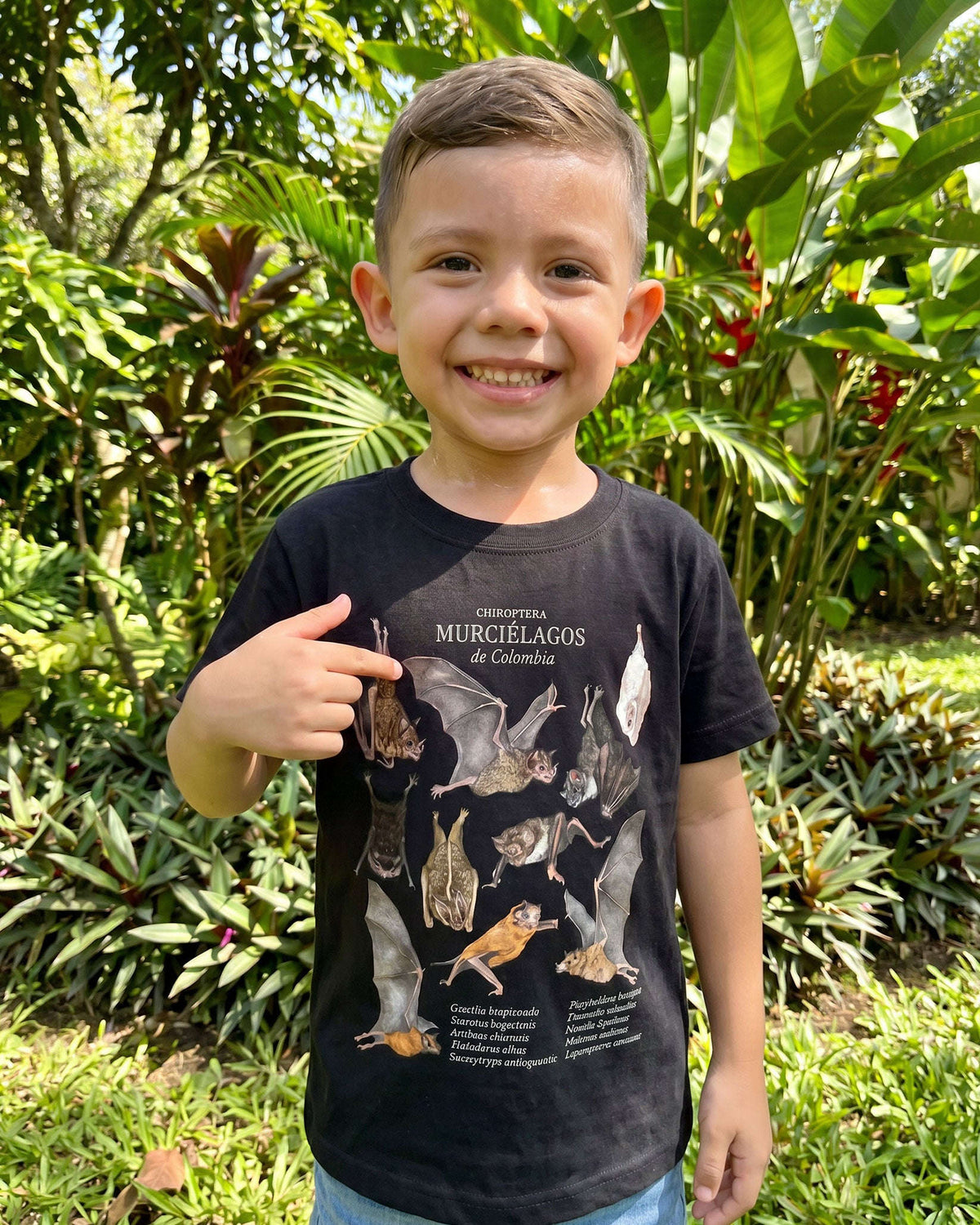 Camiseta Niños | Chuchas | Fauna Colombiana Casa de Fieras