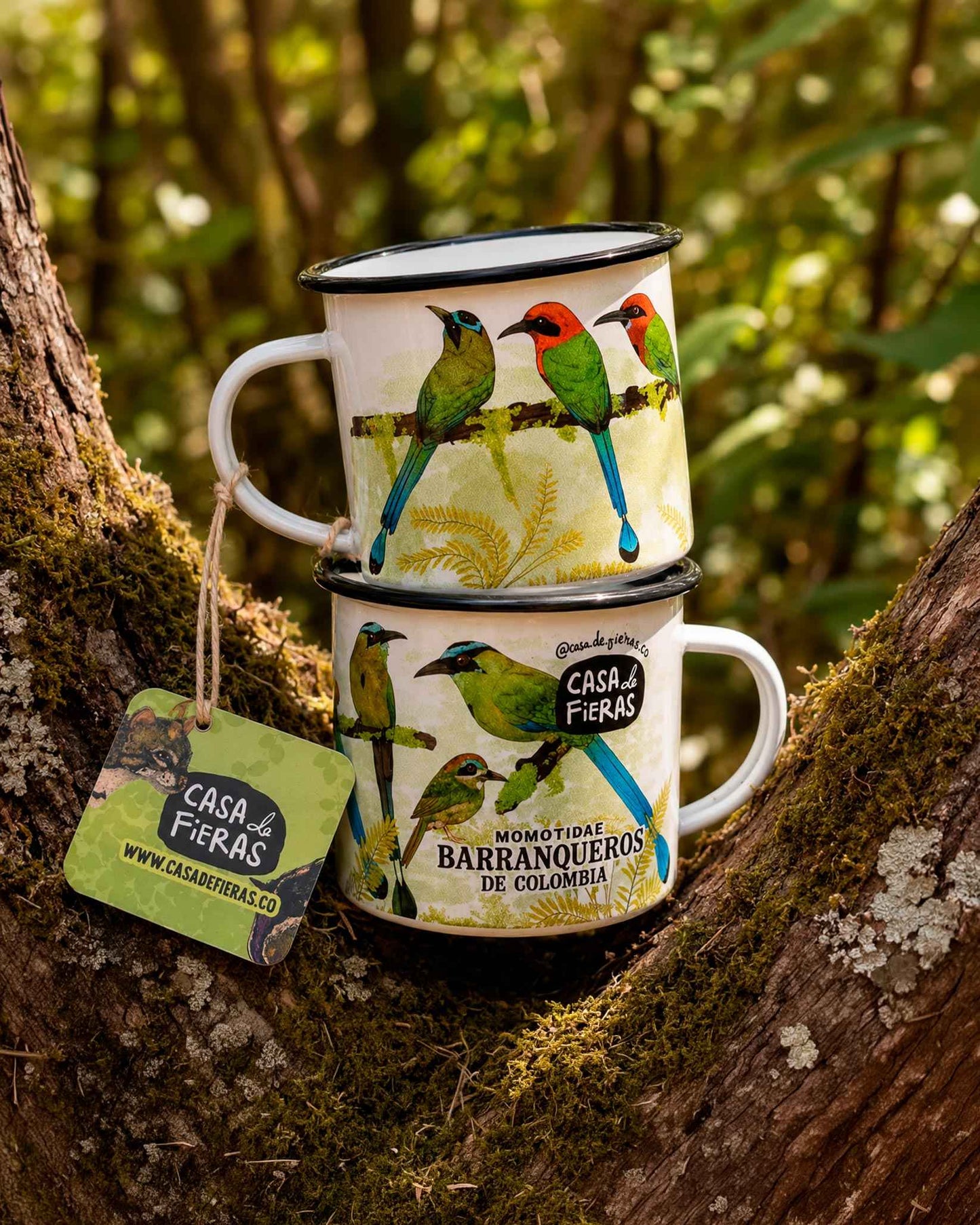 Pack 4 mugs de peltre Barranqueros + Café del Monte 250 g
