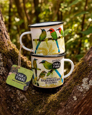 Pack 4 mugs de peltre Barranqueros + Café del Monte 250 g