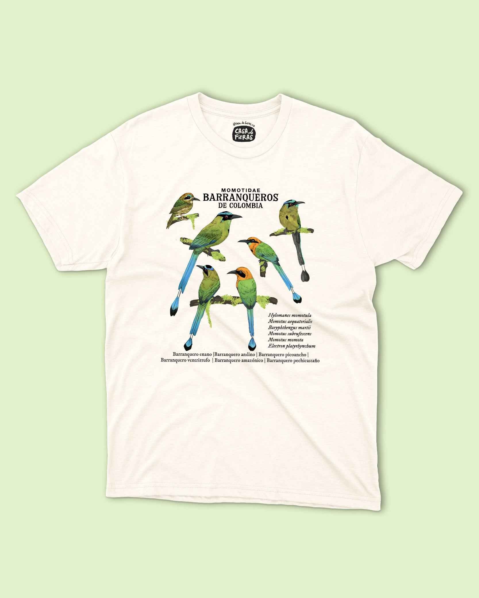 Camiseta Barranqueros | Fauna Colombiana | 100% algodón