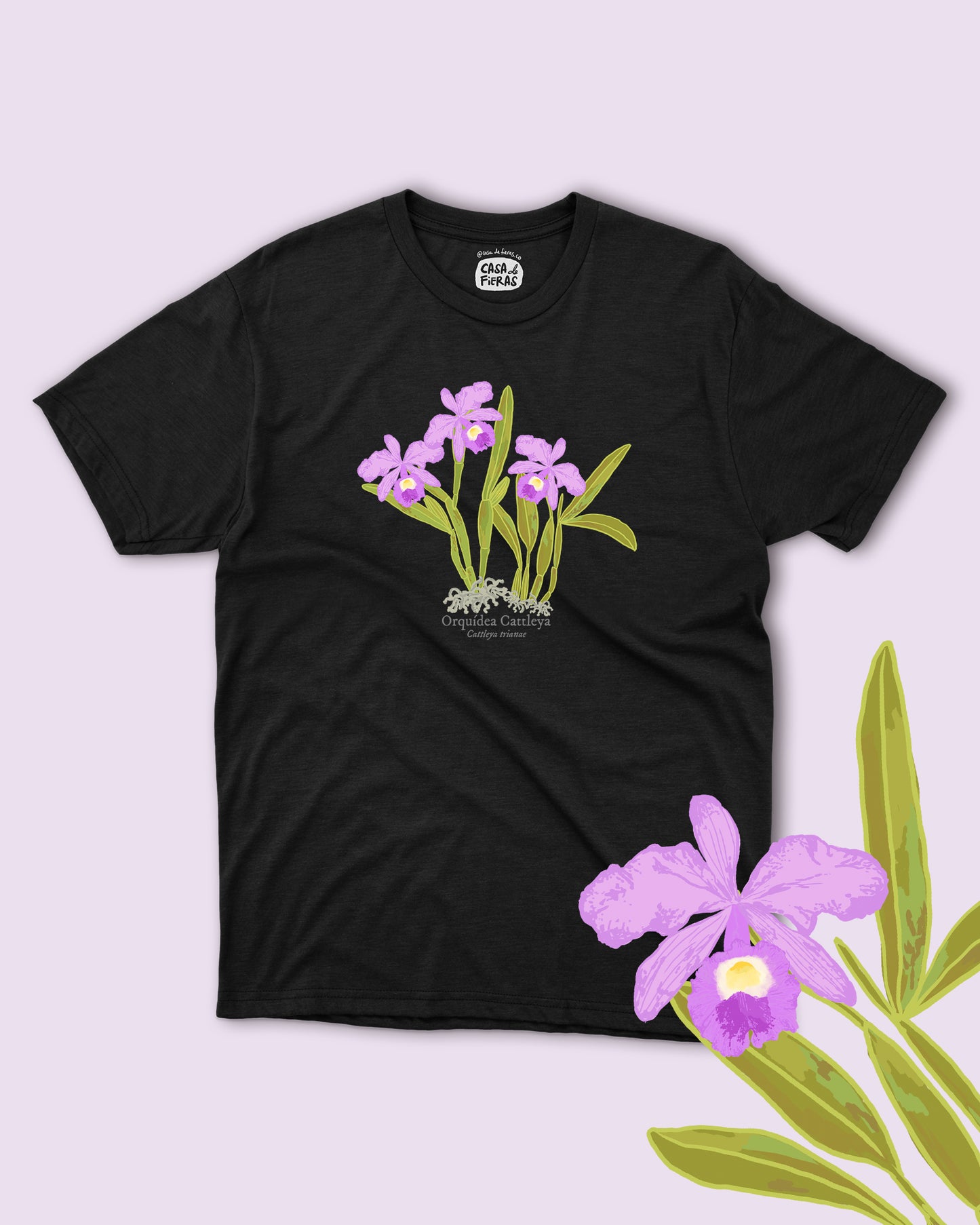 Camiseta Orquídea Cattleya