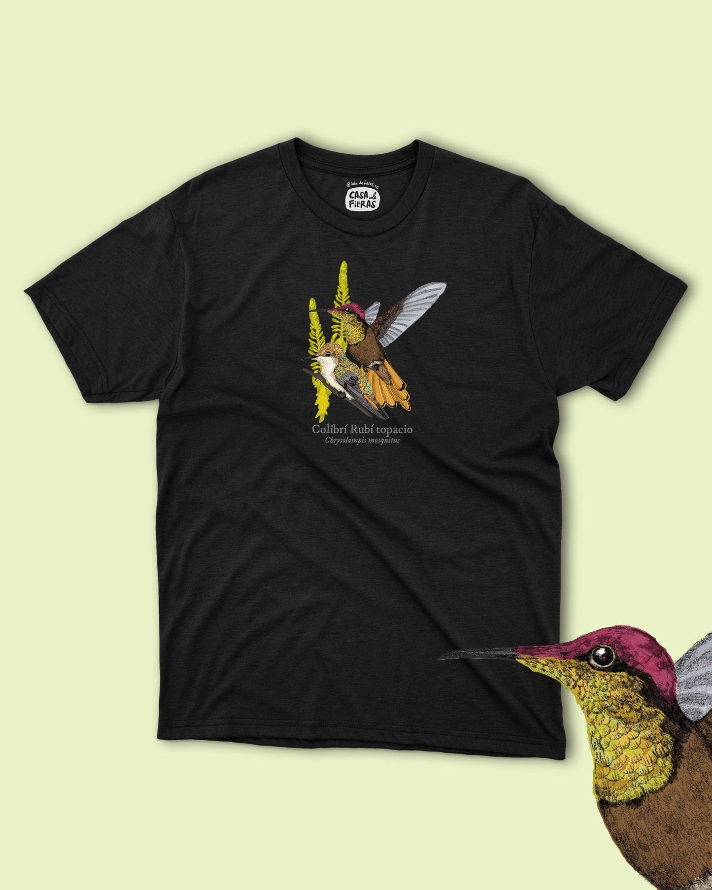 Camiseta Colibrí Rubí topacio