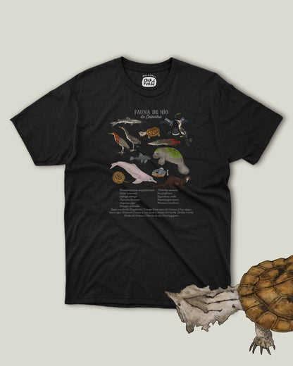 Camiseta Fauna de Río de Colombia | Casa de Fieras