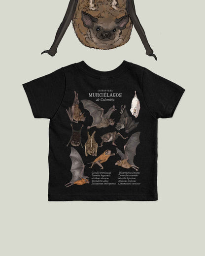 Camiseta Niños | Murciélagos | Fauna Colombiana