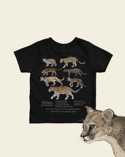 Camiseta Niños | Felinos | Fauna Colombiana