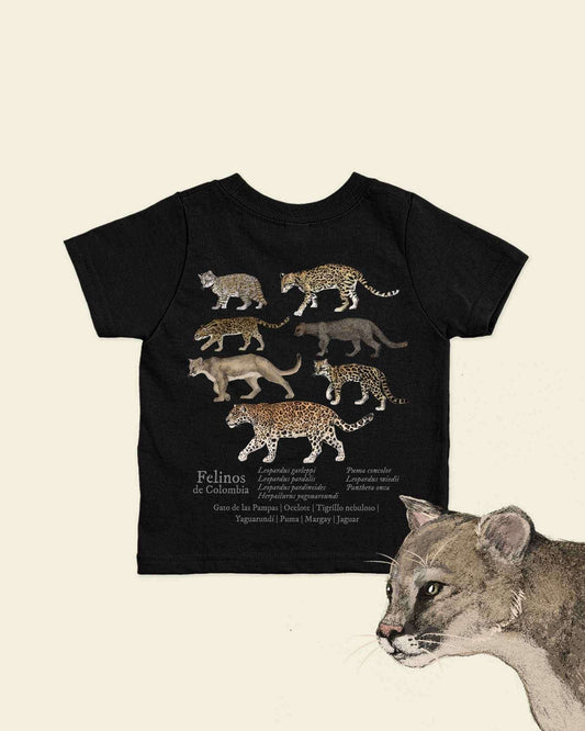 Camiseta Niños | Felinos | Fauna Colombiana