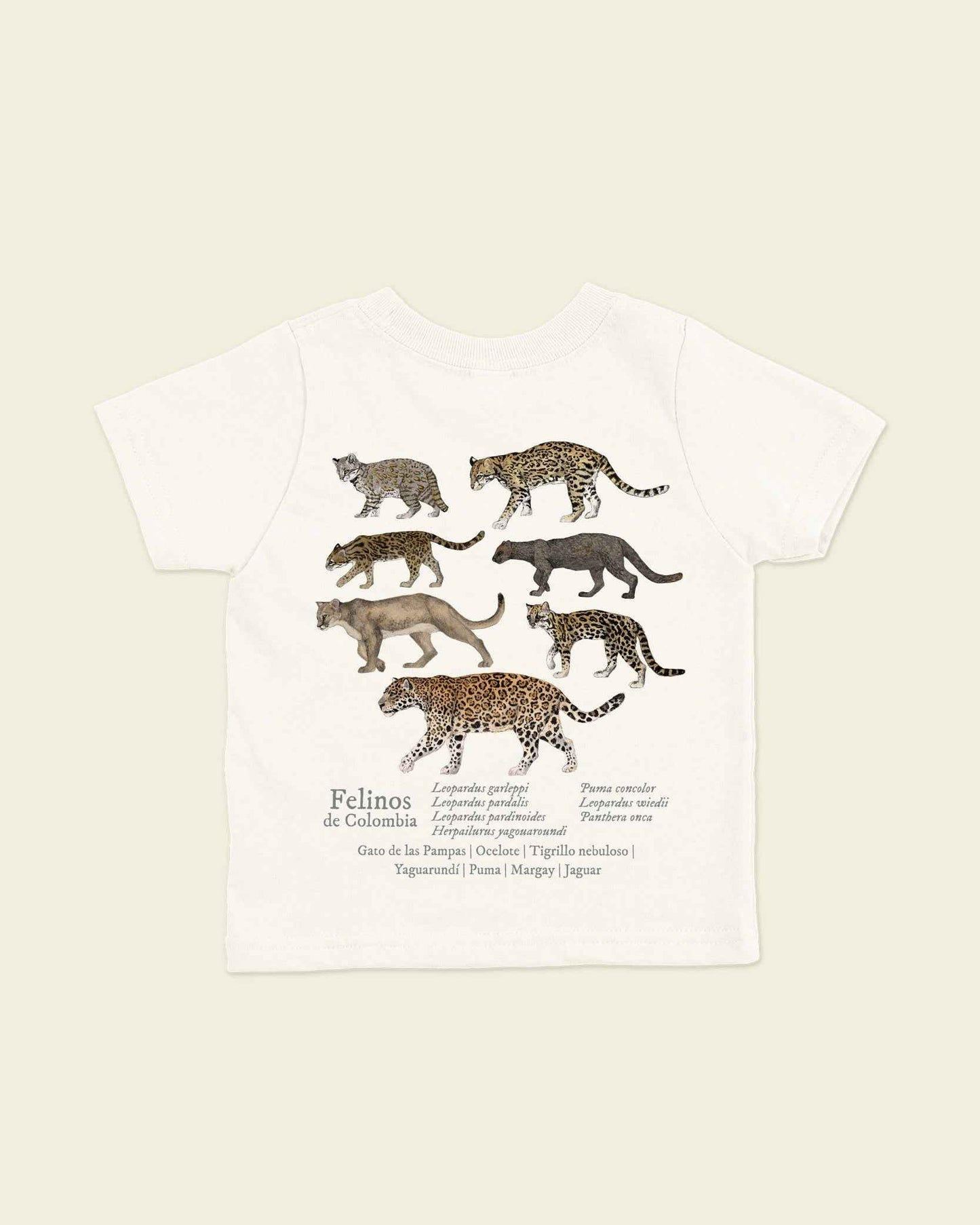 Camiseta Niños | Felinos | Fauna Colombiana
