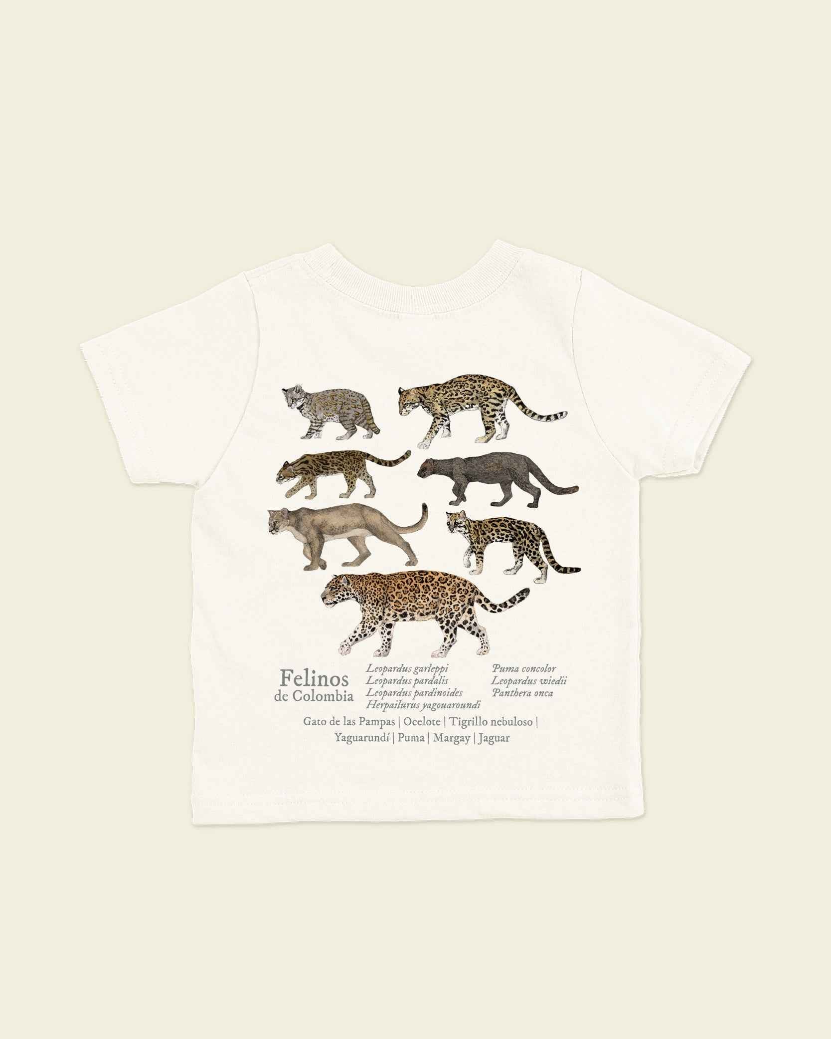 Camiseta Niños | Felinos | Fauna Colombiana