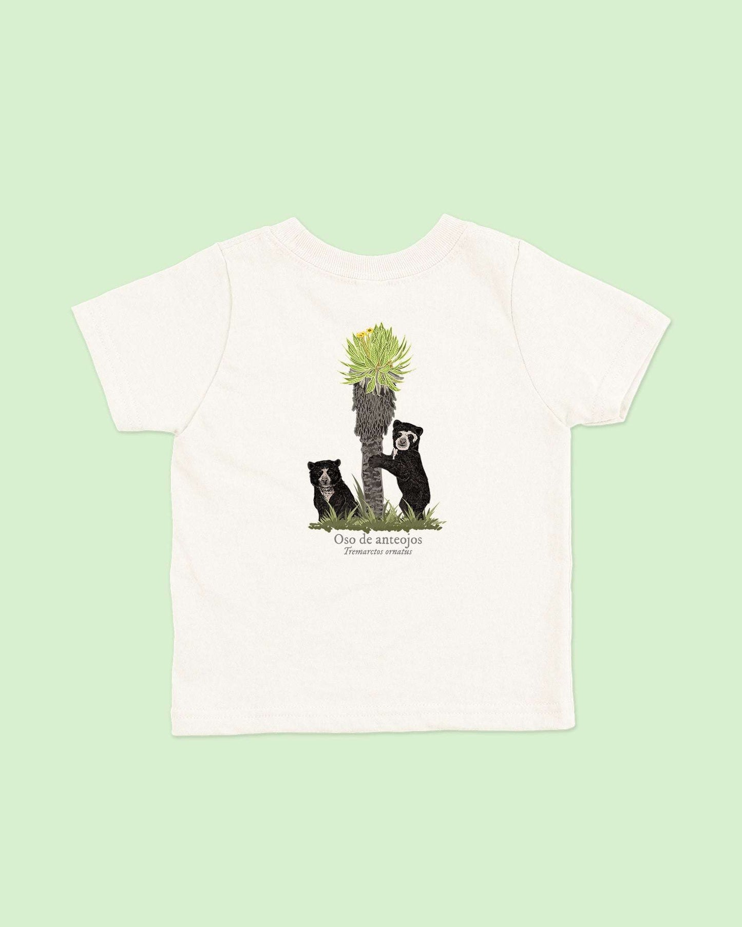 Camiseta Niños Cachorros de Oso de Anteojos Casa de Fieras