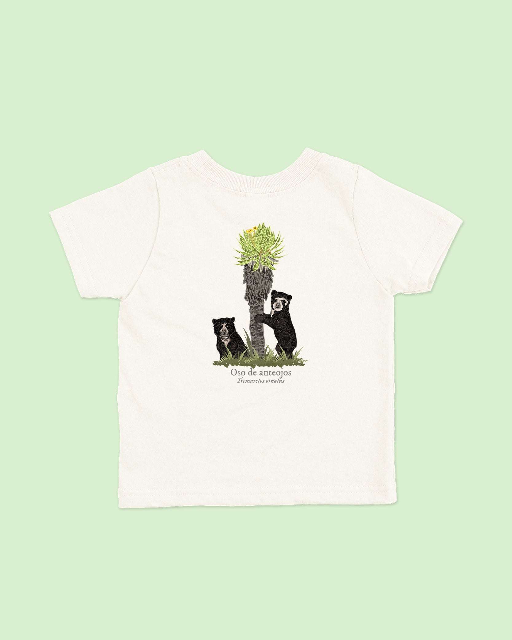 Camiseta Niños Cachorros de Oso de Anteojos Casa de Fieras