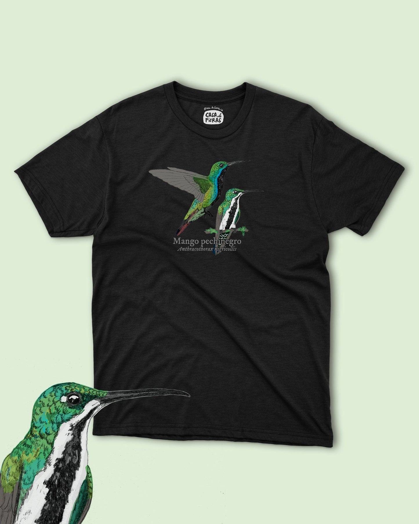 Camiseta Colibrí Mango Pechinegro