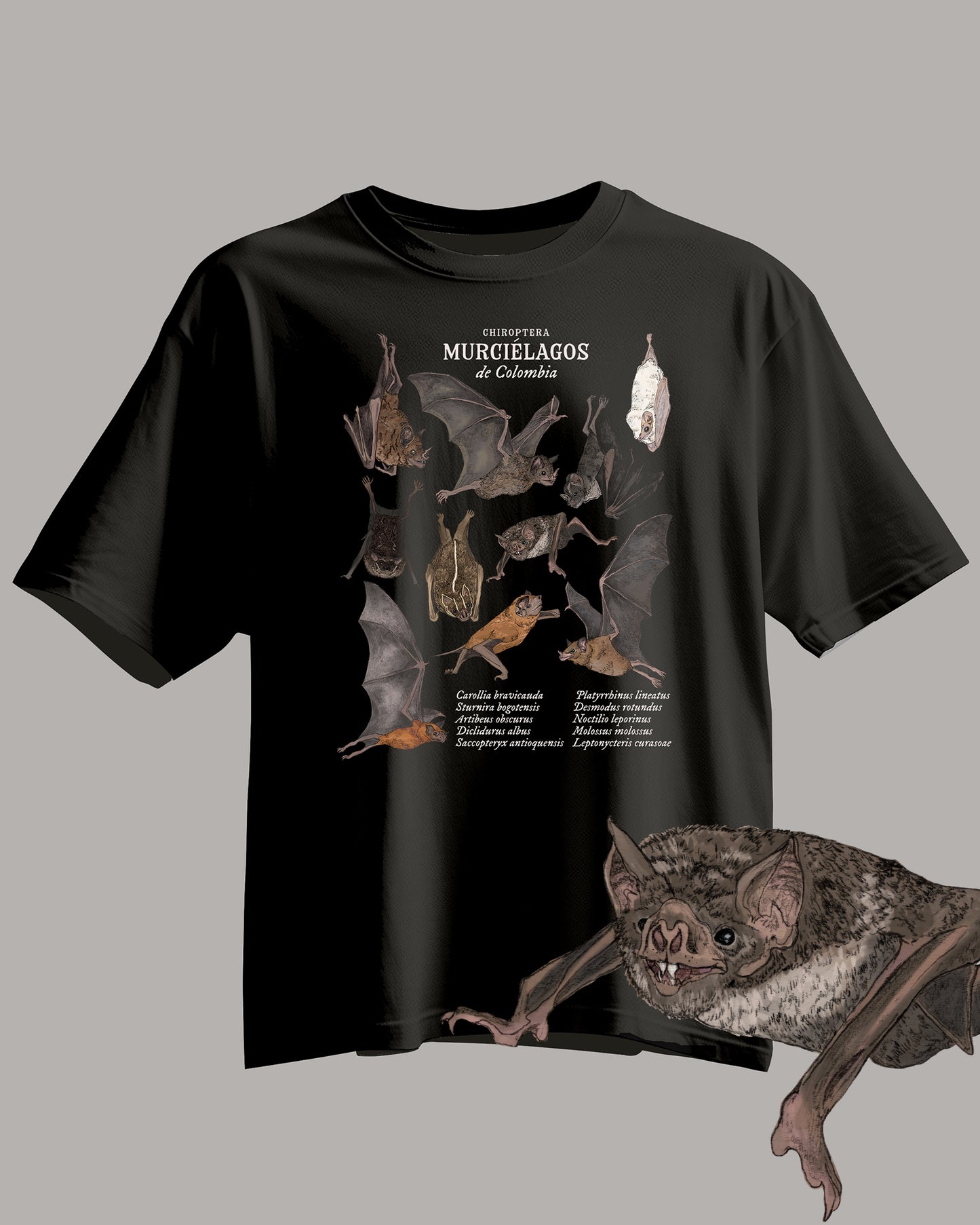 Camiseta Over Size Murciélagos de Colombia [PREVENTA]