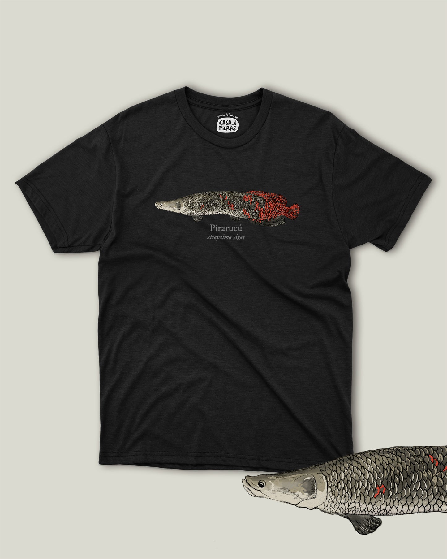 Camiseta Pez Pirarucú de Colombia | Casa de Fieras