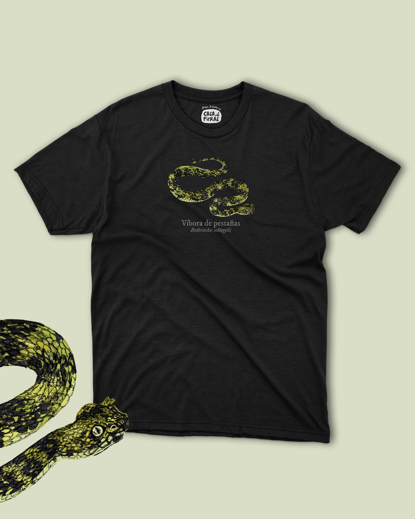 Camiseta Víbora de pestañas