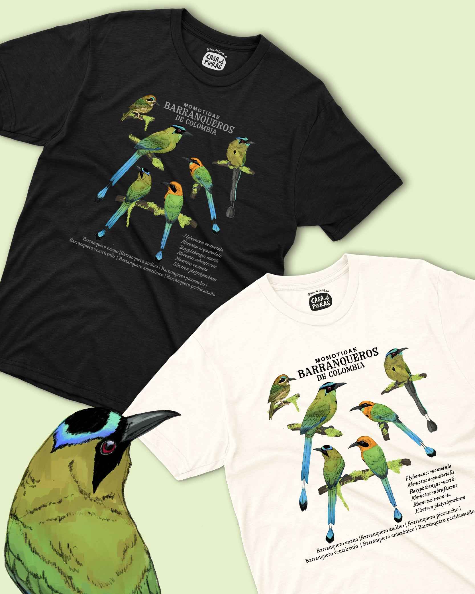 Camiseta Barranqueros | Fauna Colombiana | 100% algodón
