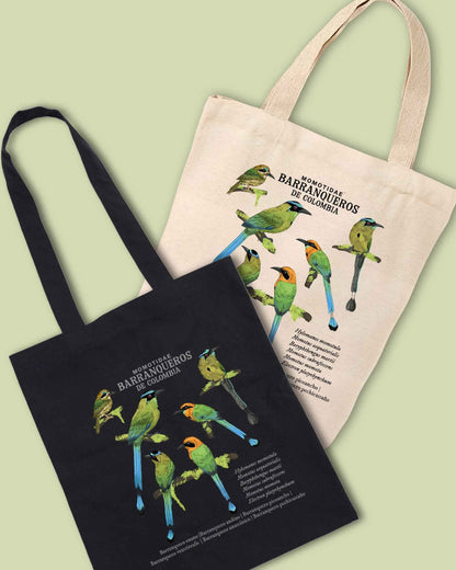 Tote Bag Barranqueros de Colombia | 100% Algodón | Negra